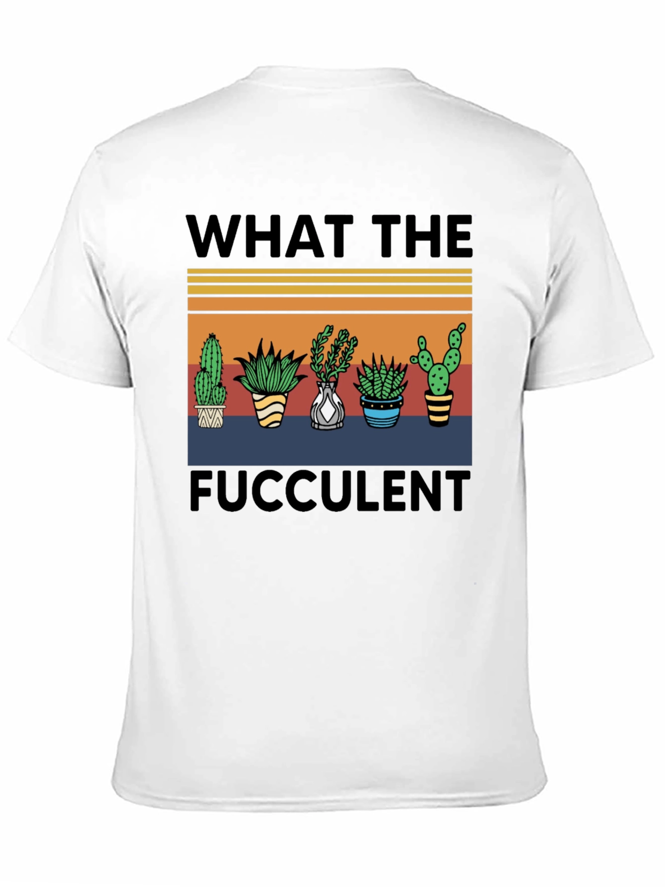 Black What The Fucculent T-Shirt view 11