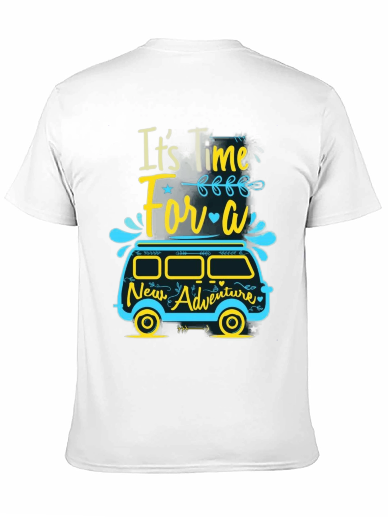 Black Adventure Awaits Graphic Tee view 11