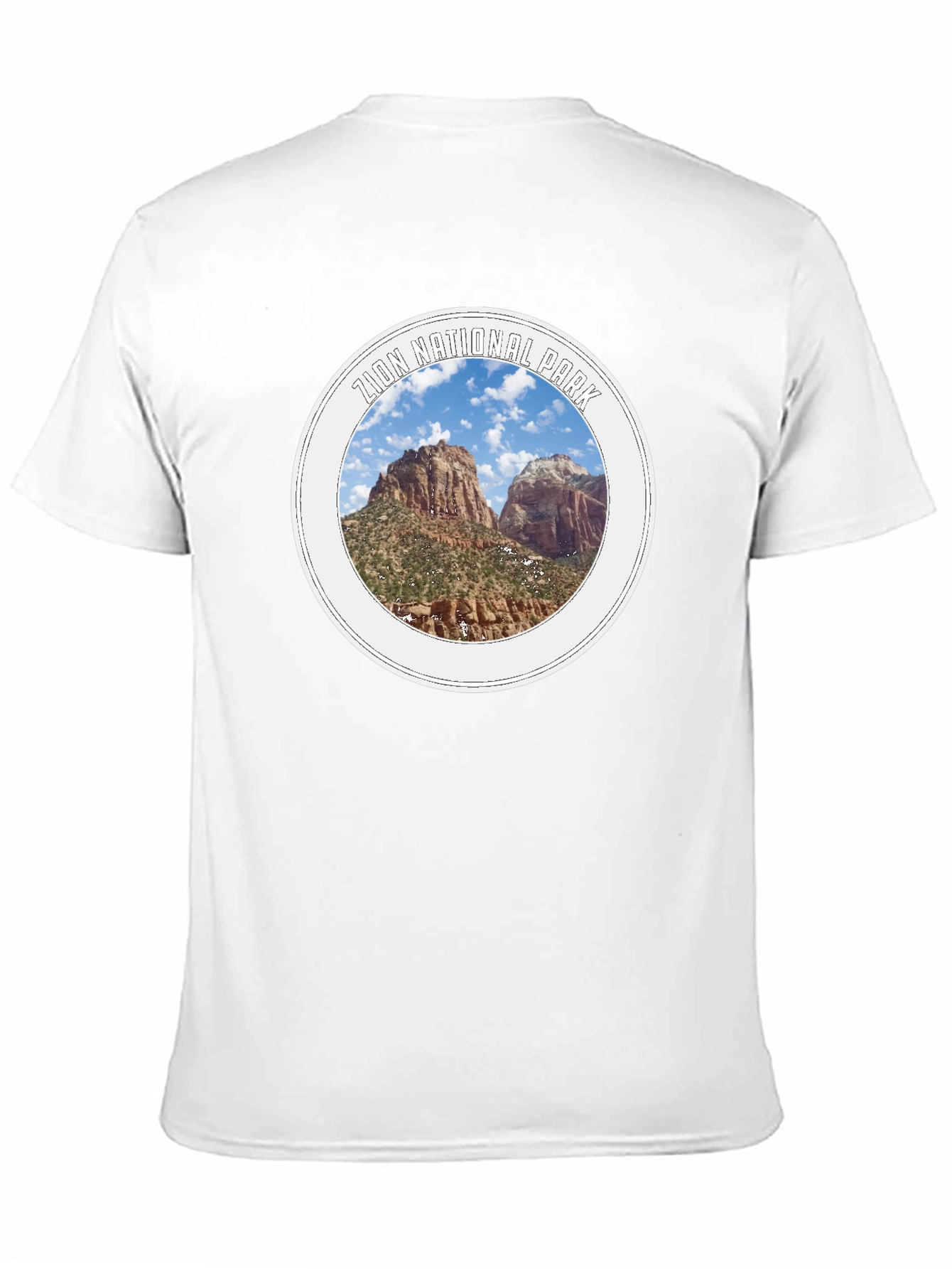 Black Zion National Park Graphic T-Shirt view 11