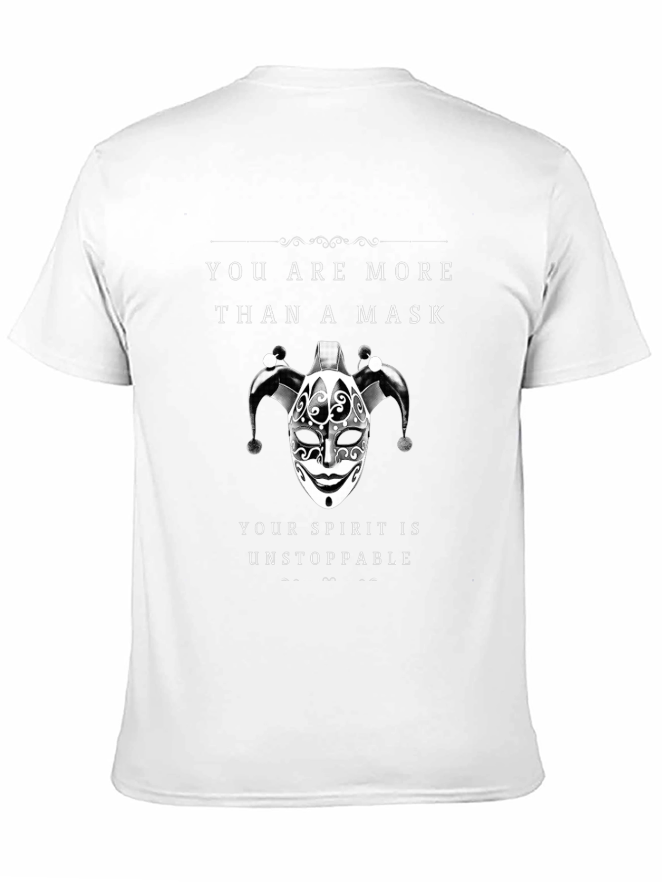Black You Are More Than A Mask Black T-Shirt view 11