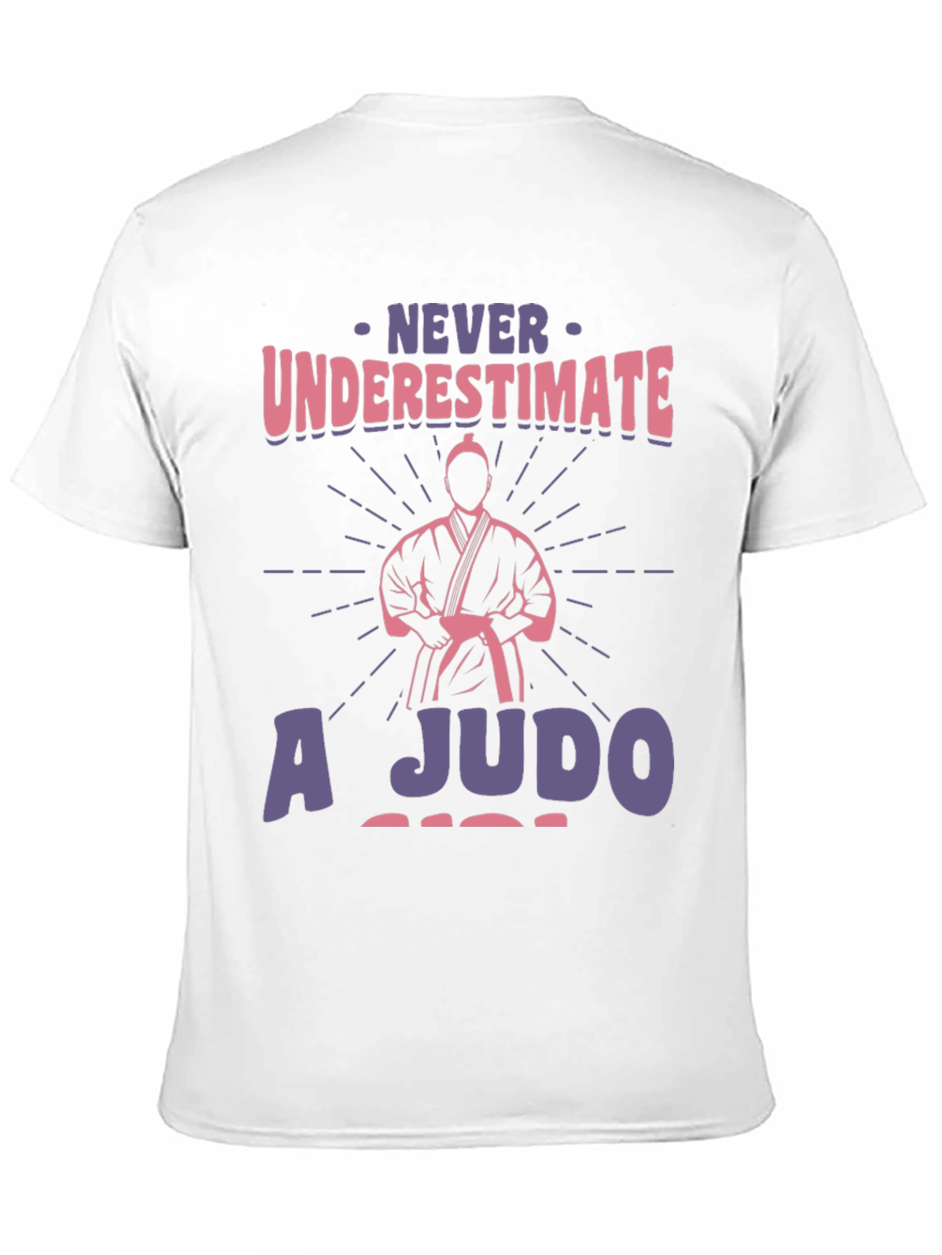 Black Never Underestimate A Judo T-Shirt view 11