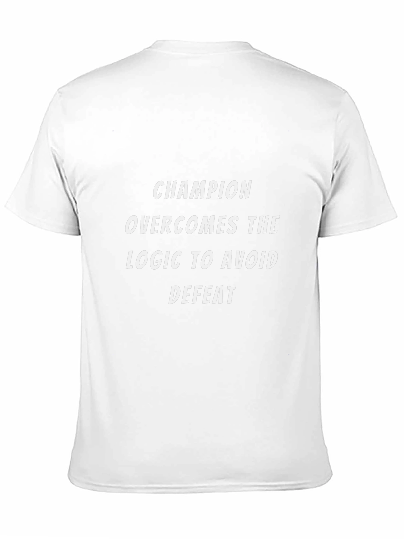 Black Champion Overcomes T-Shirt - Motivational Tee view 11