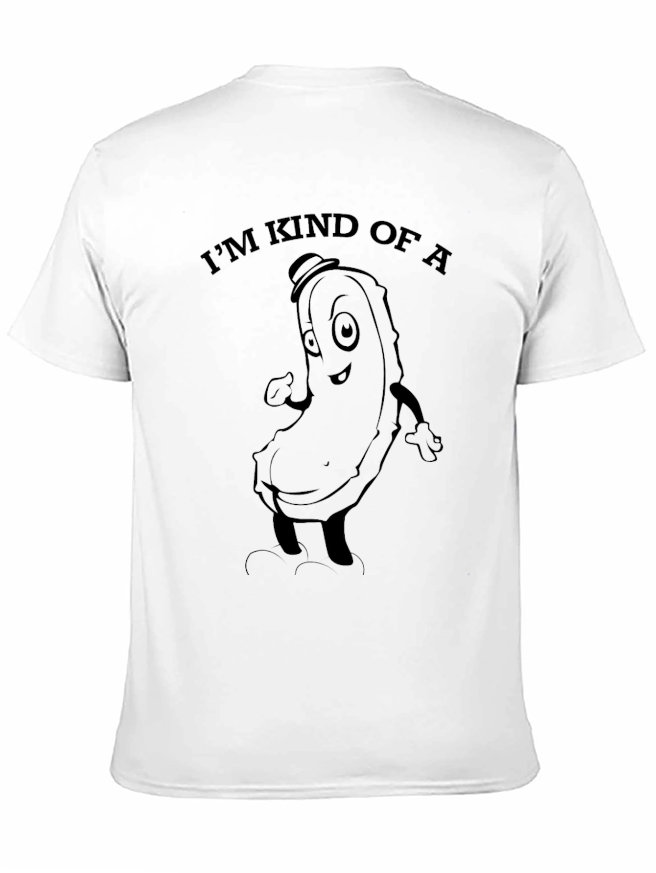 Black Funny Pickle T-Shirt - I'm Kind Of A Big Dill view 11