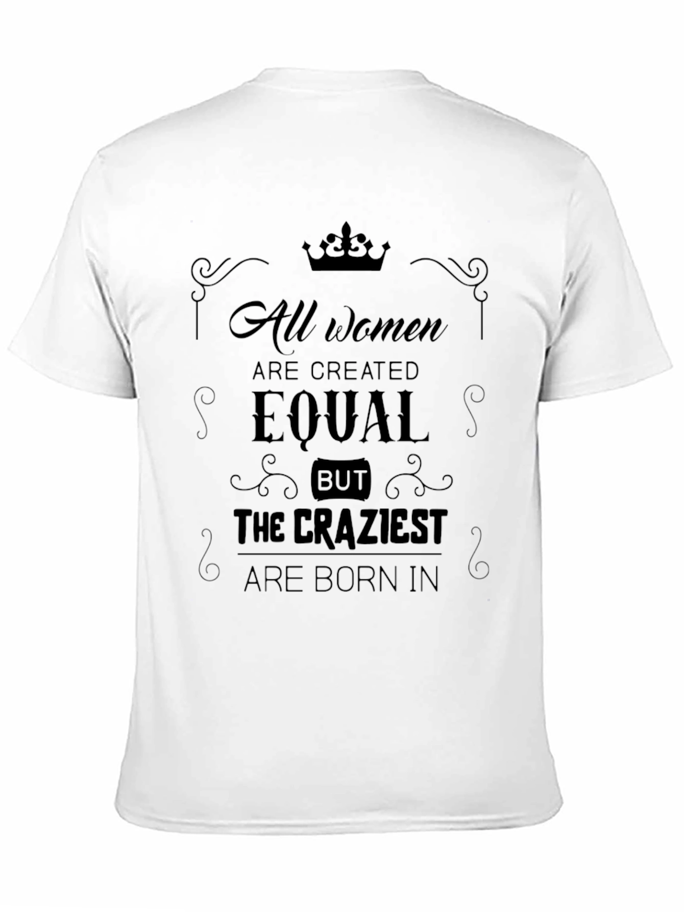 Black Funny 'Craziest' Women's T-Shirt view 11