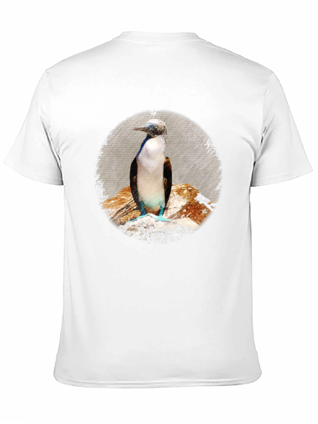 Black Blue-Footed Booby Graphic T-Shirt - Unisex view 11