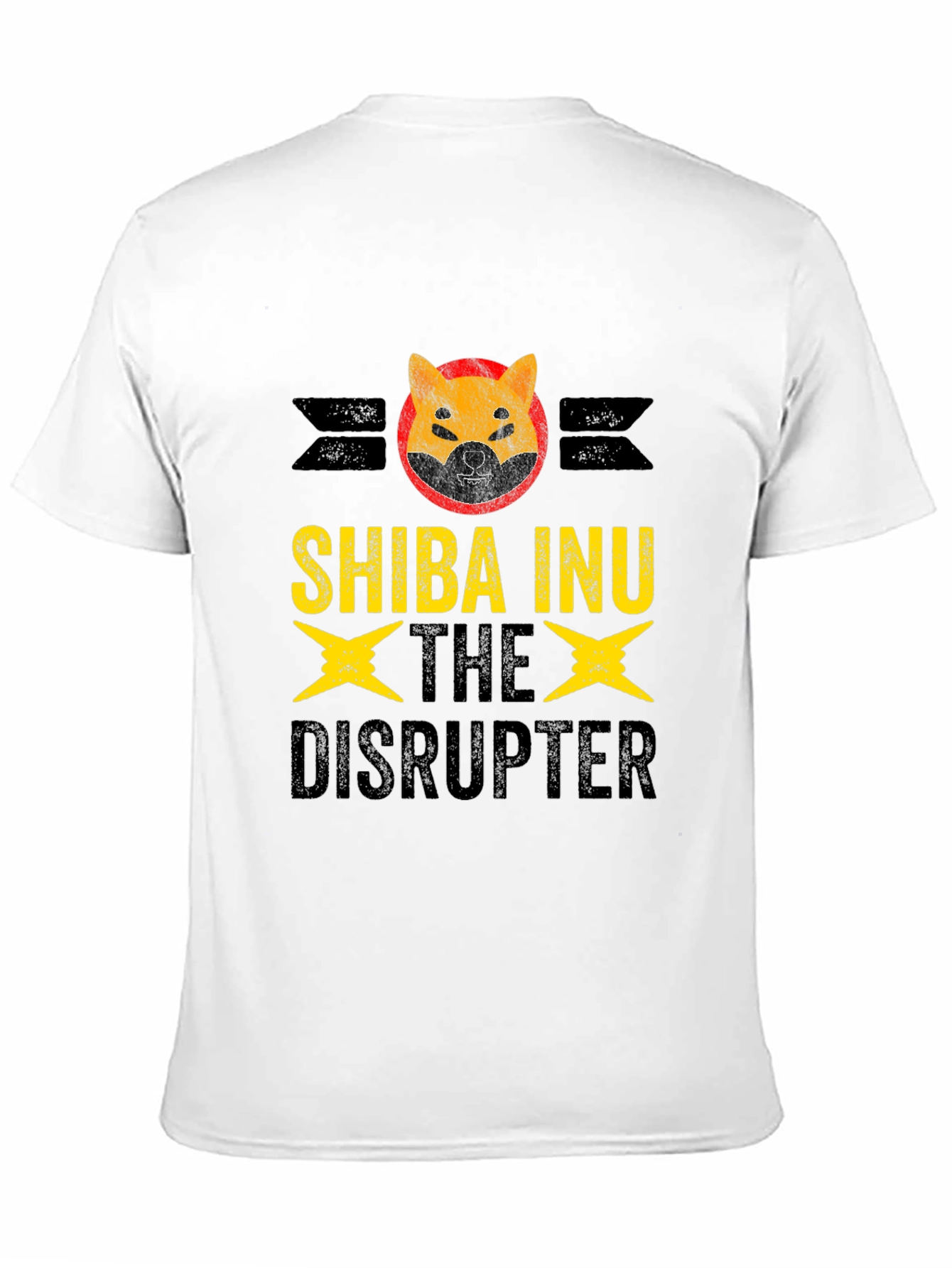 Black Shiba Inu Disruptor Graphic Tee view 11