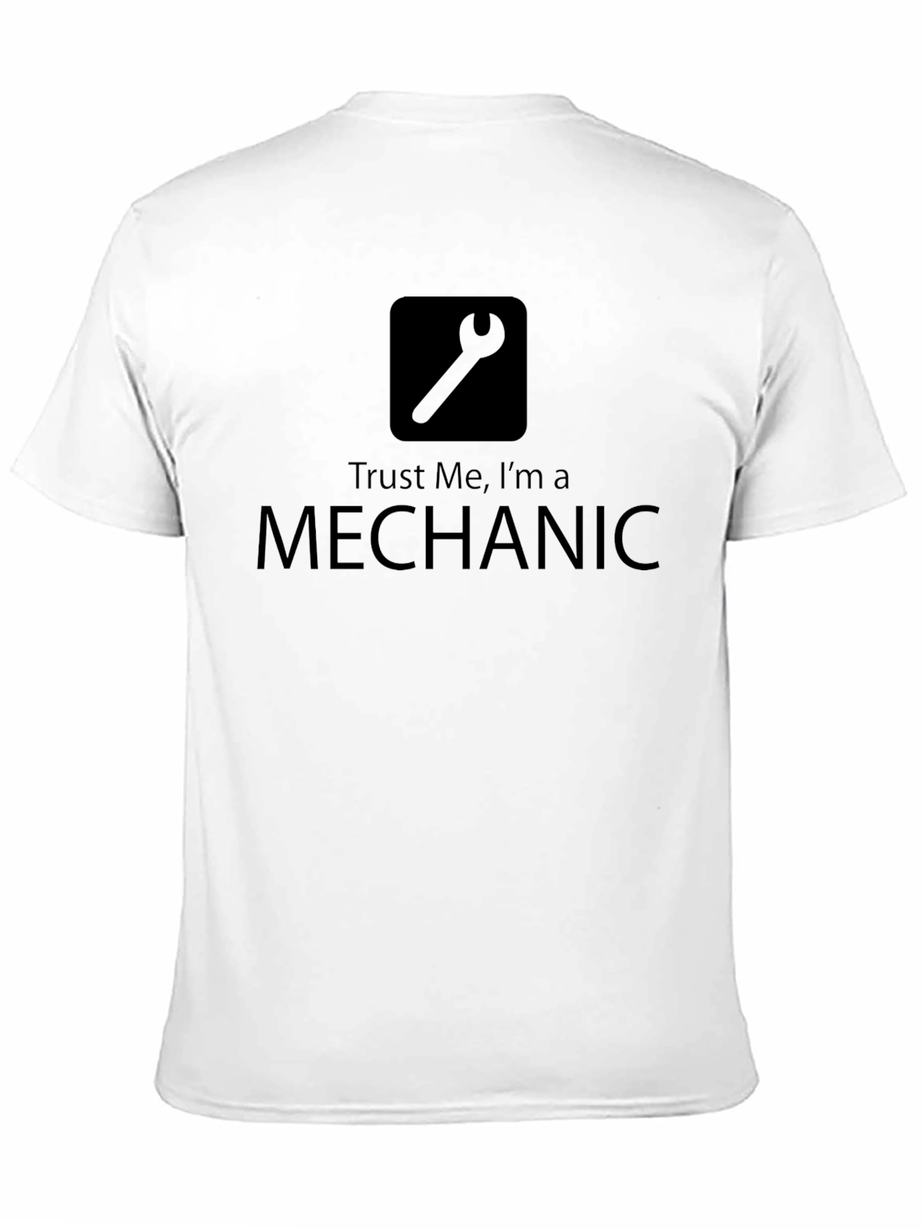 Black Trust Me I'm a Mechanic Black T-Shirt view 11