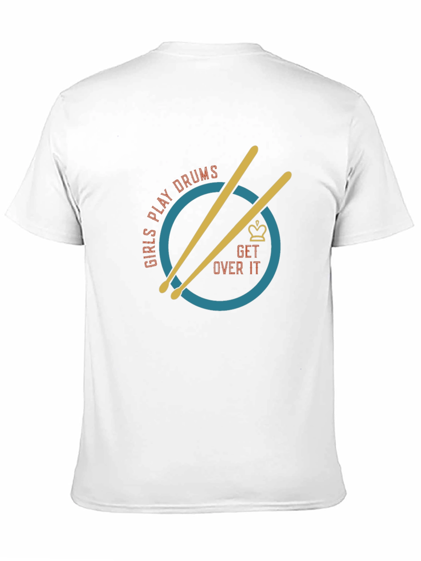 Black Girls Play Drums T-Shirt - Get Over It Tee view 11