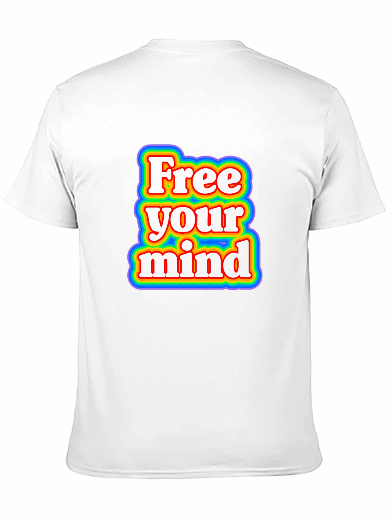 Black Free Your Mind Retro Graphic T-Shirt - Black view 11