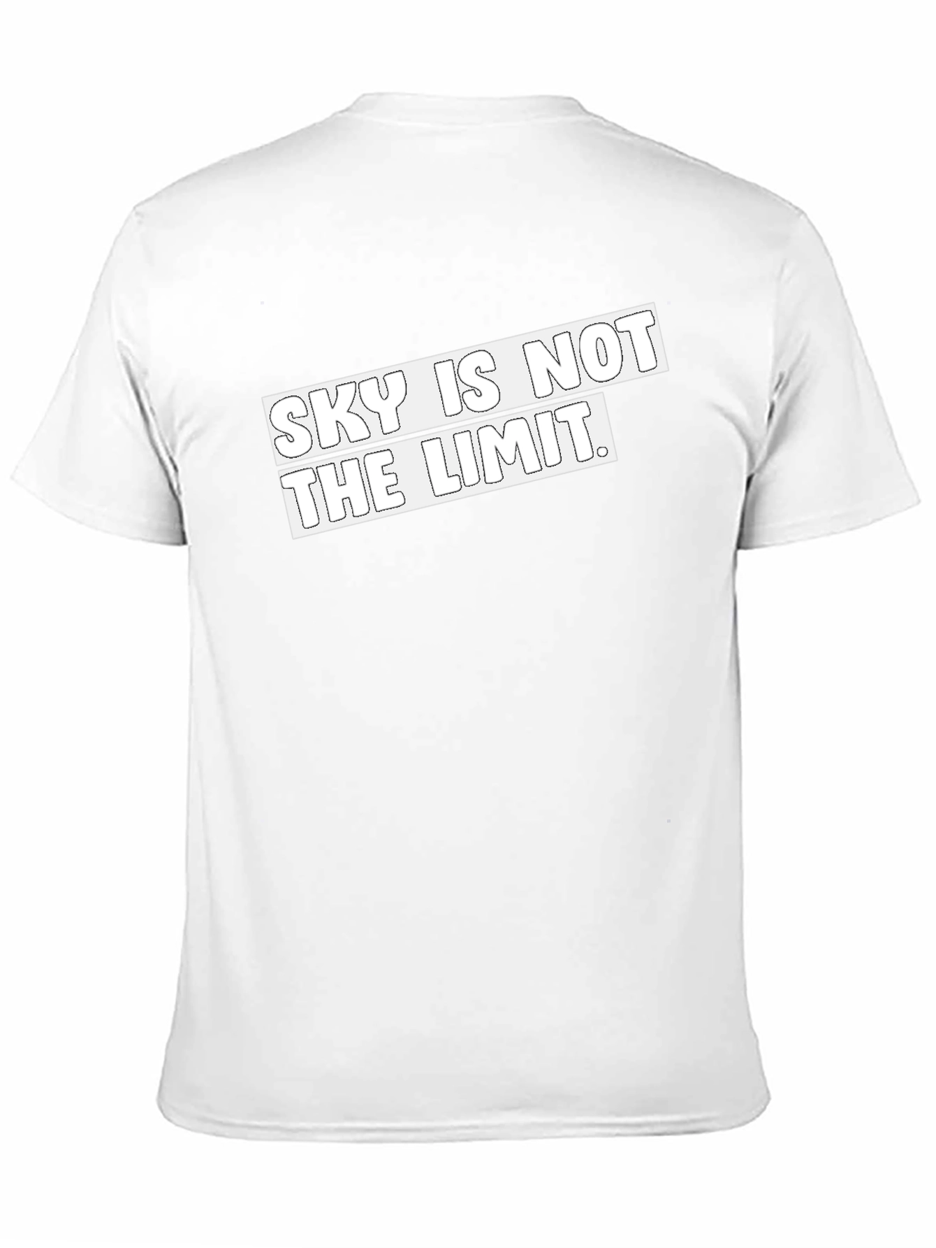 Black Sky is Not the Limit Graphic T-Shirt - Black view 11