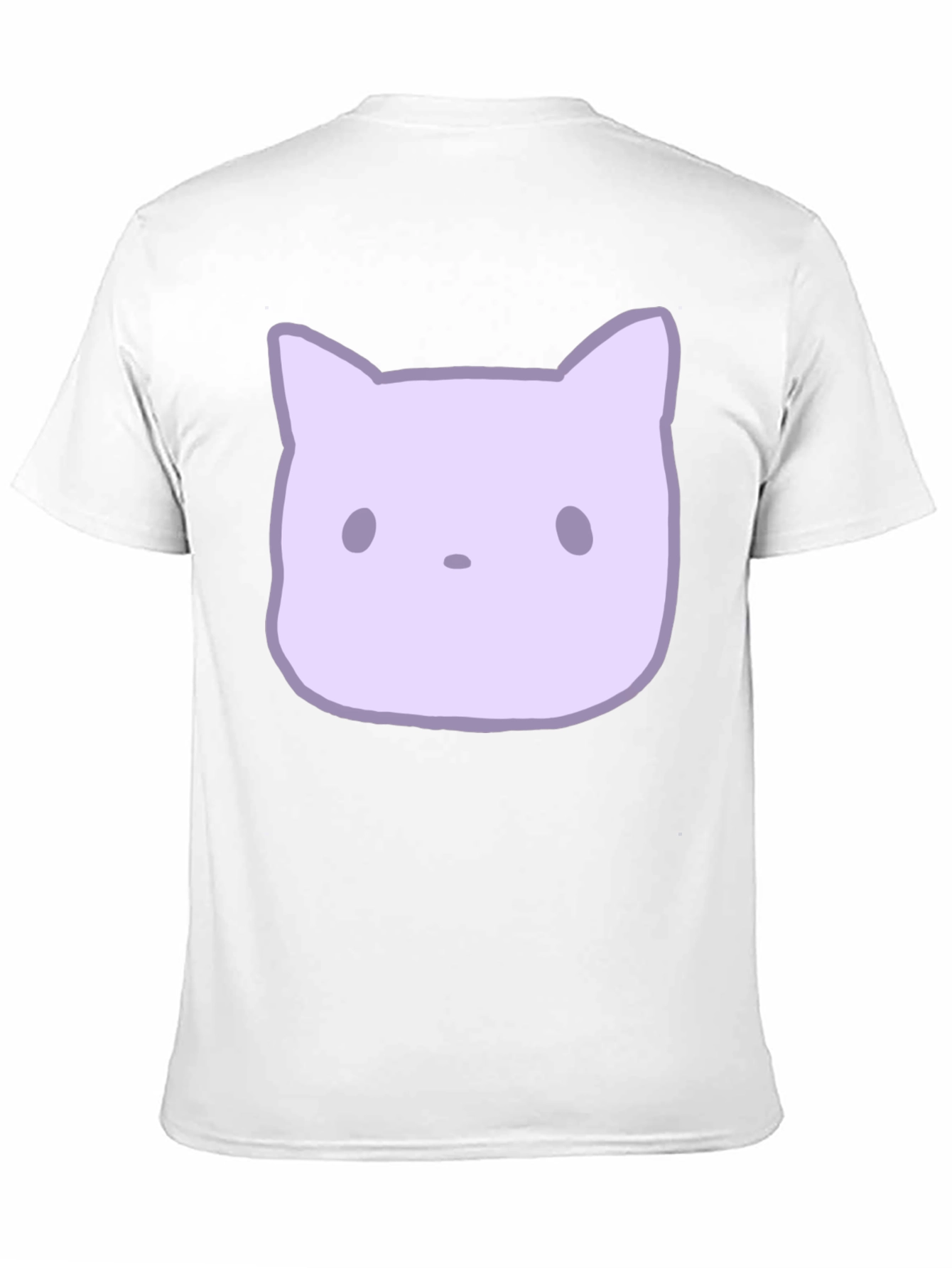 Black Cute Cartoon Cat Graphic Tee view 11