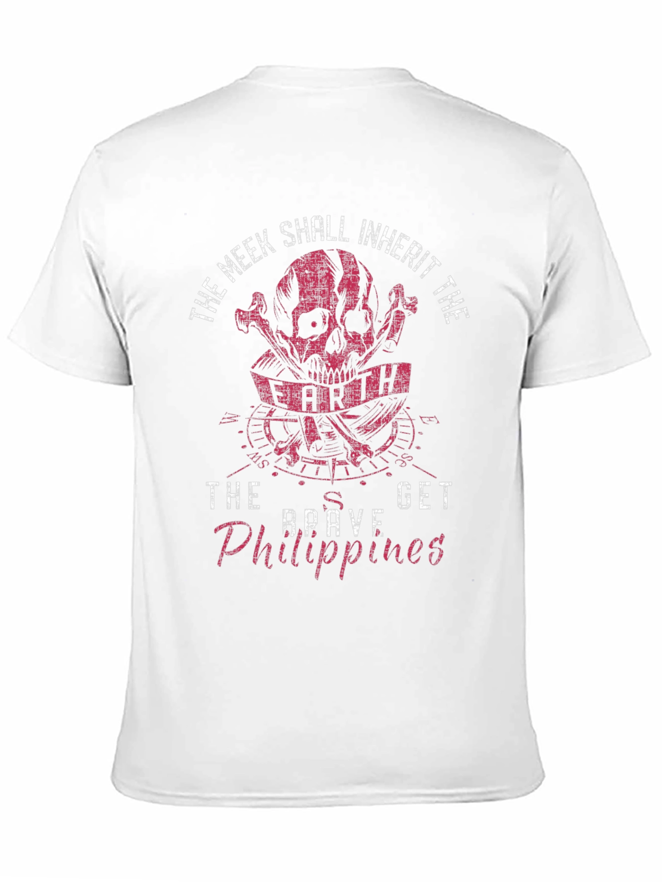 Black Skull Philippines T-Shirt Graphic Tee for Men view 11