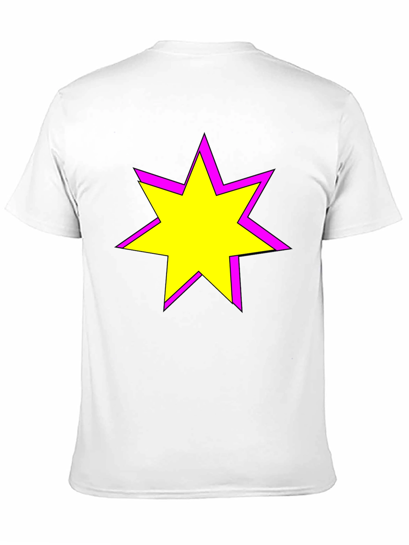 Black Star Graphic Tee - Casual Black T-Shirt view 11