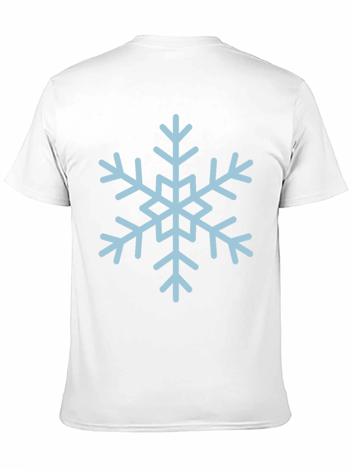 Black Snowflake Graphic Tee - Winter Holiday Style view 11