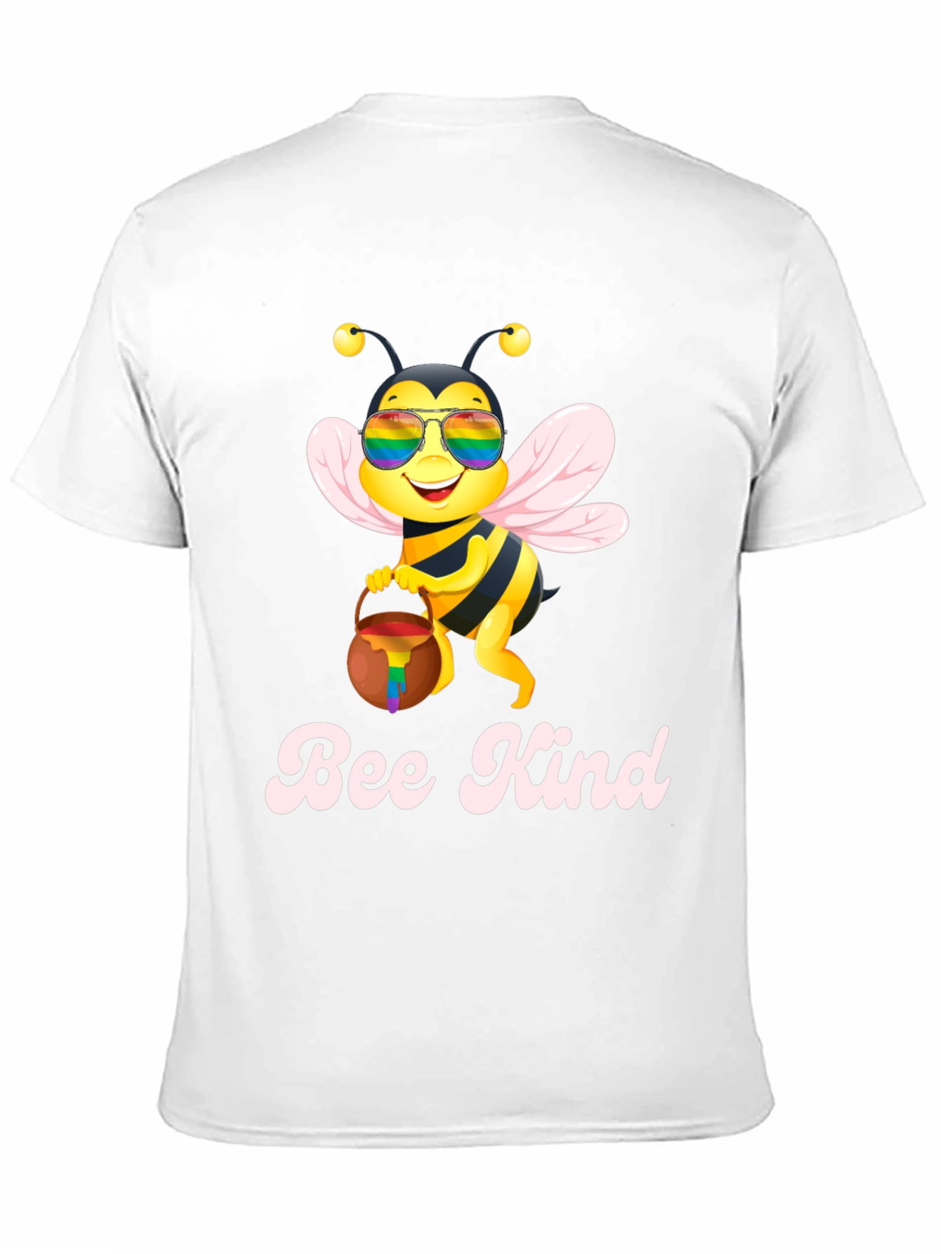 Black Bee Kind T-Shirt - LGBTQ+ Pride Apparel view 11