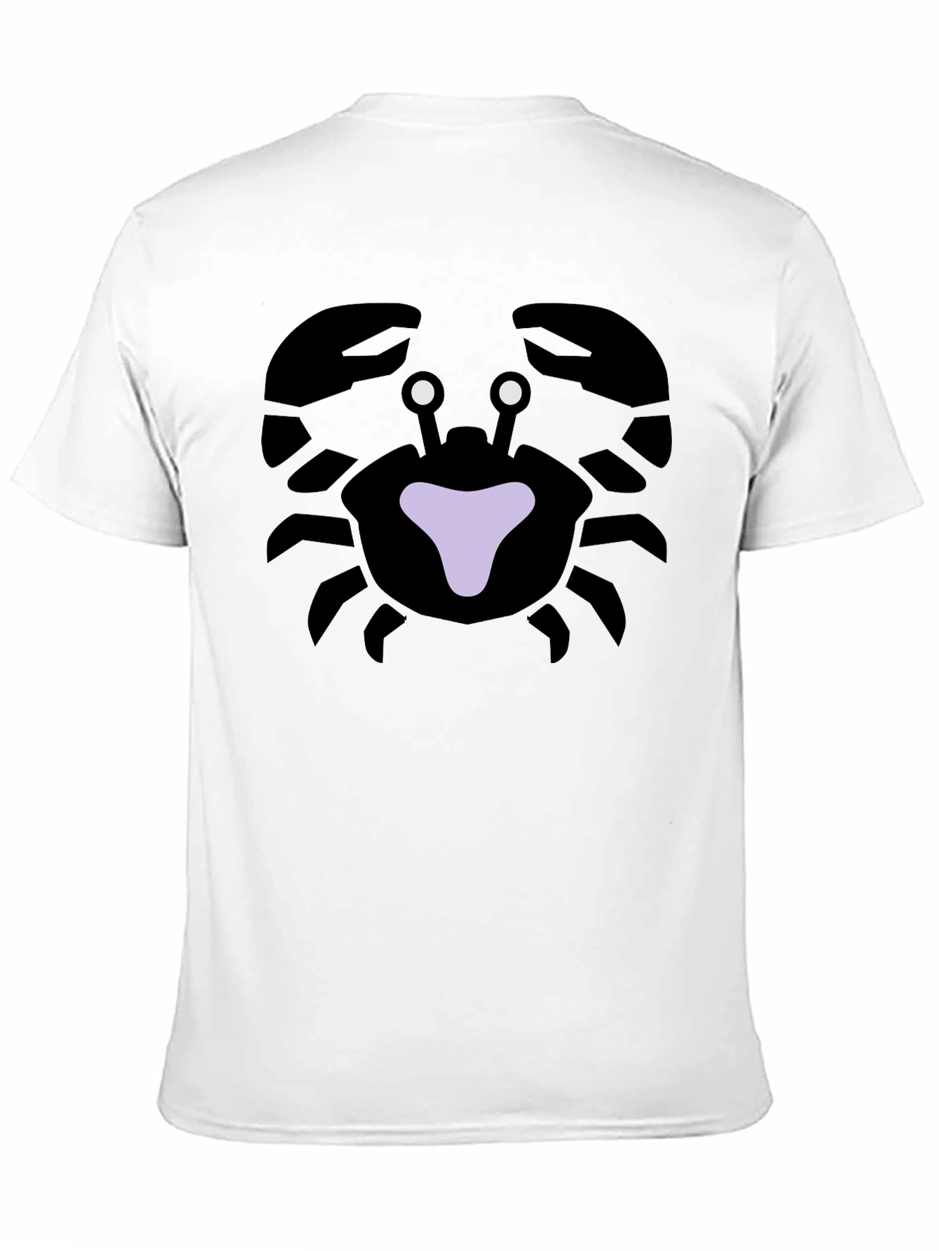 Black Crab Graphic Tee - Black Cotton T-Shirt view 11