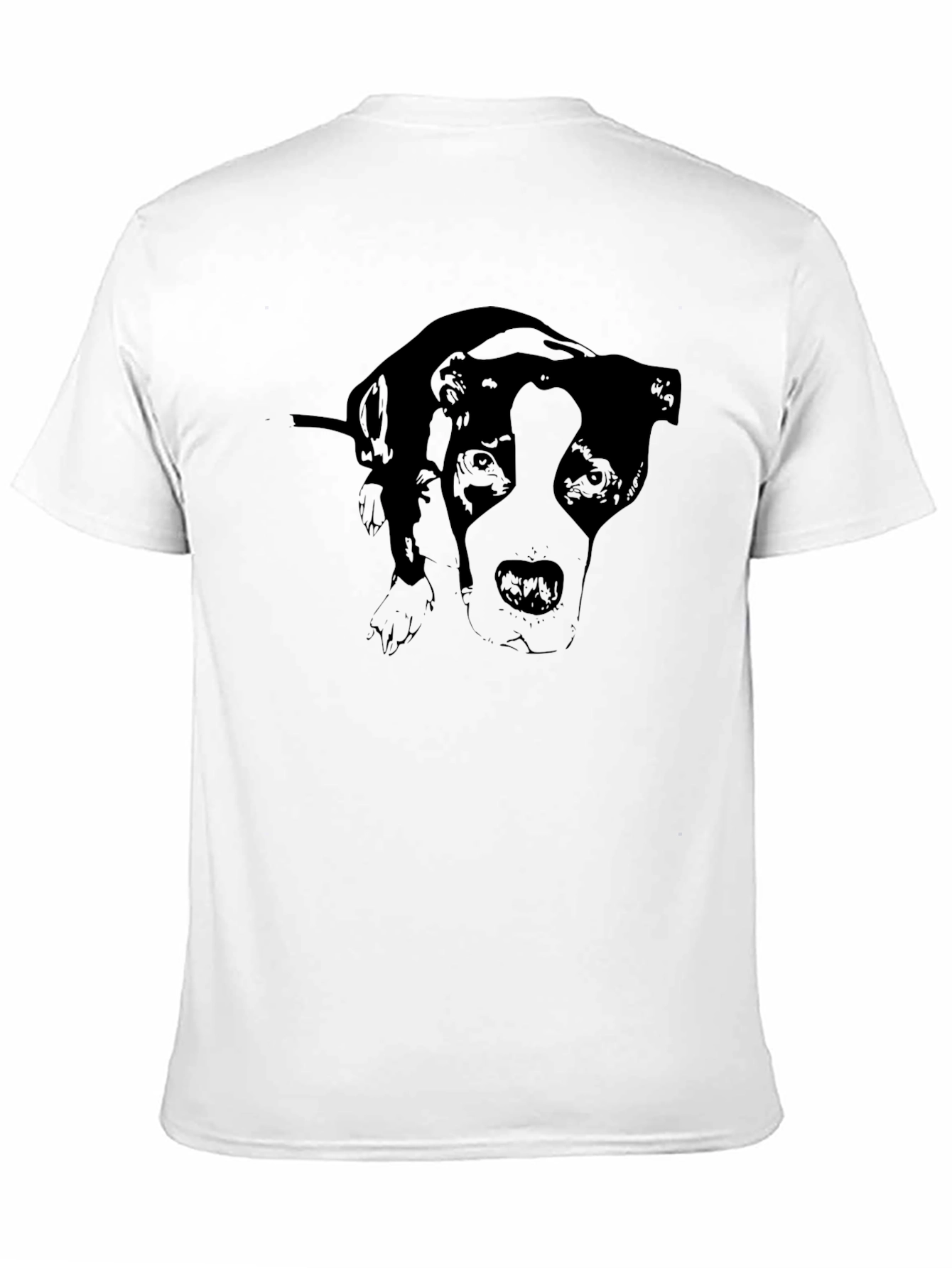 Black Dog Graphic Print Black T-Shirt view 11