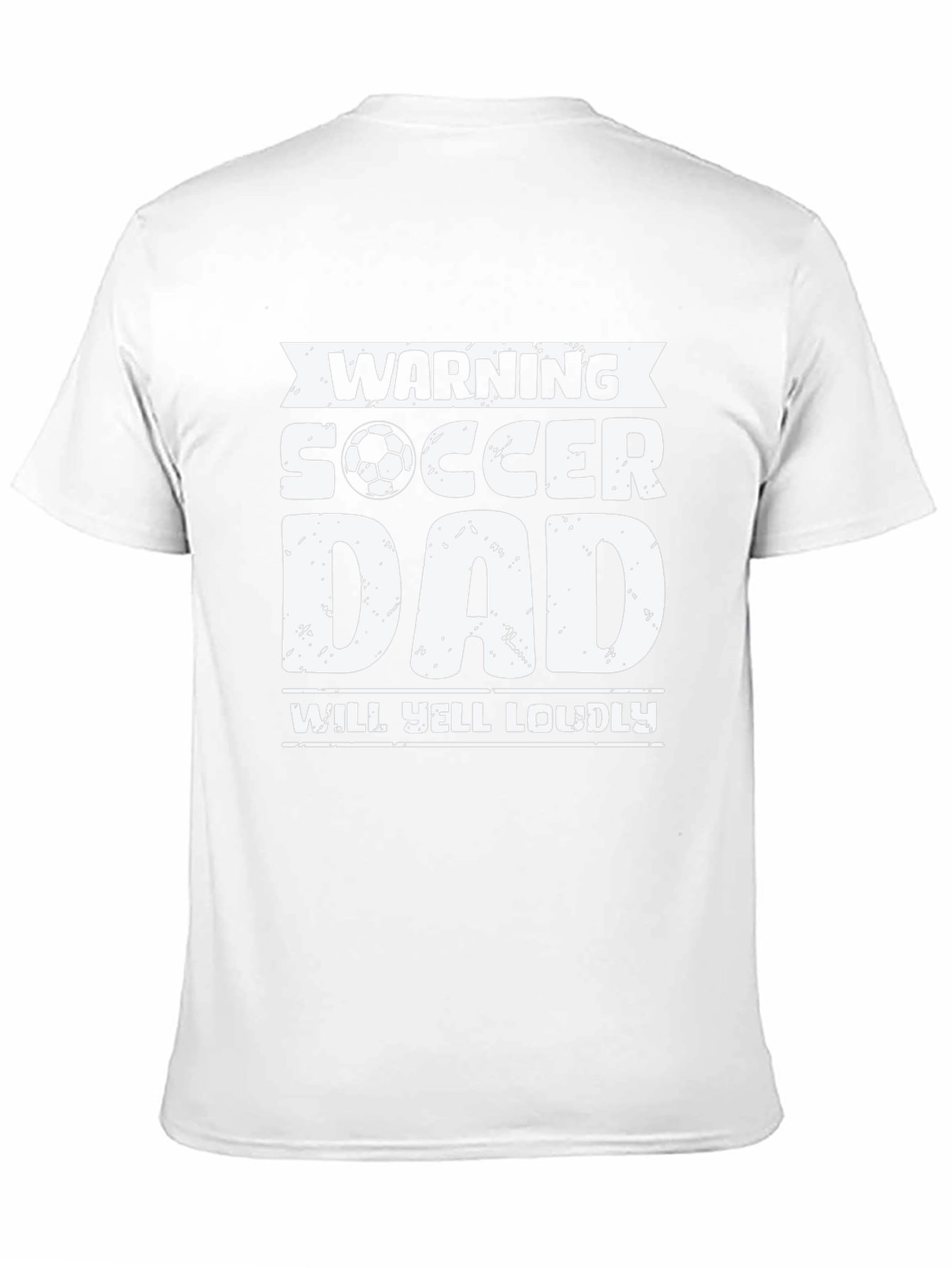 Black Warning Soccer Dad Graphic Tee view 11