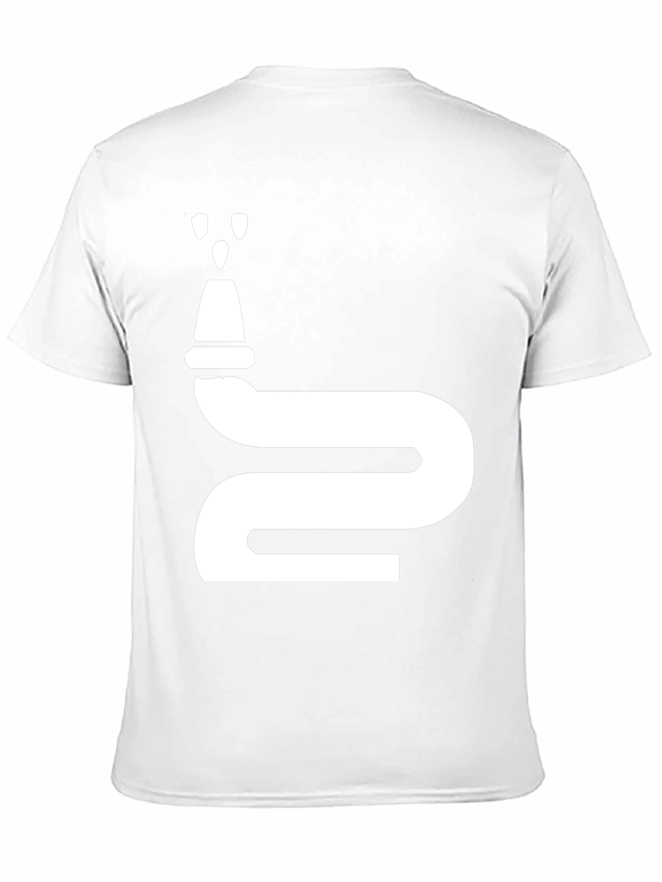 Black Fire Hose Graphic T-Shirt - Novelty Design view 11