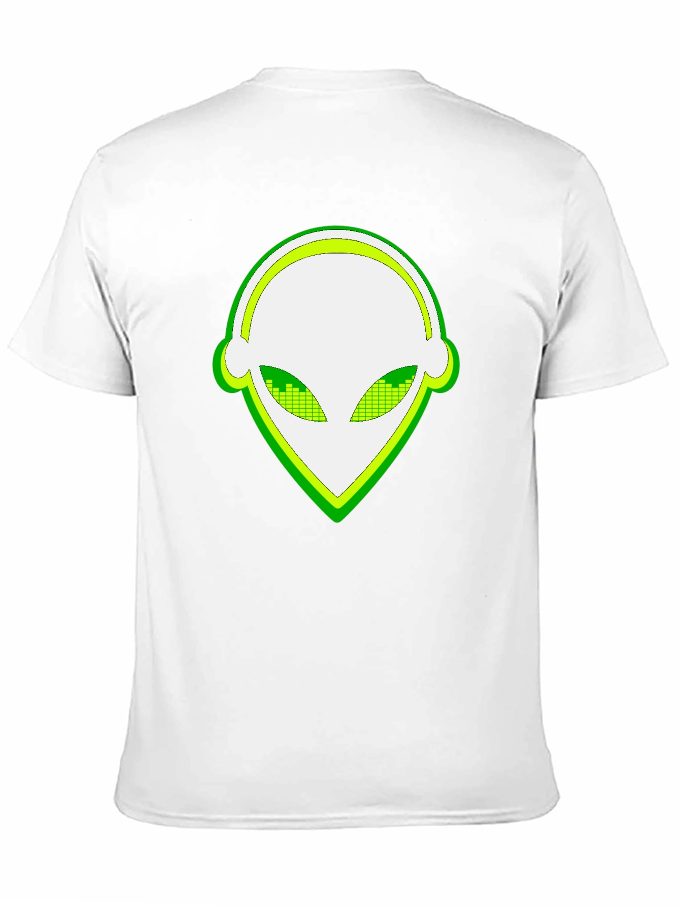 Black Alien Head T-Shirt - Cool Graphic Tee view 11