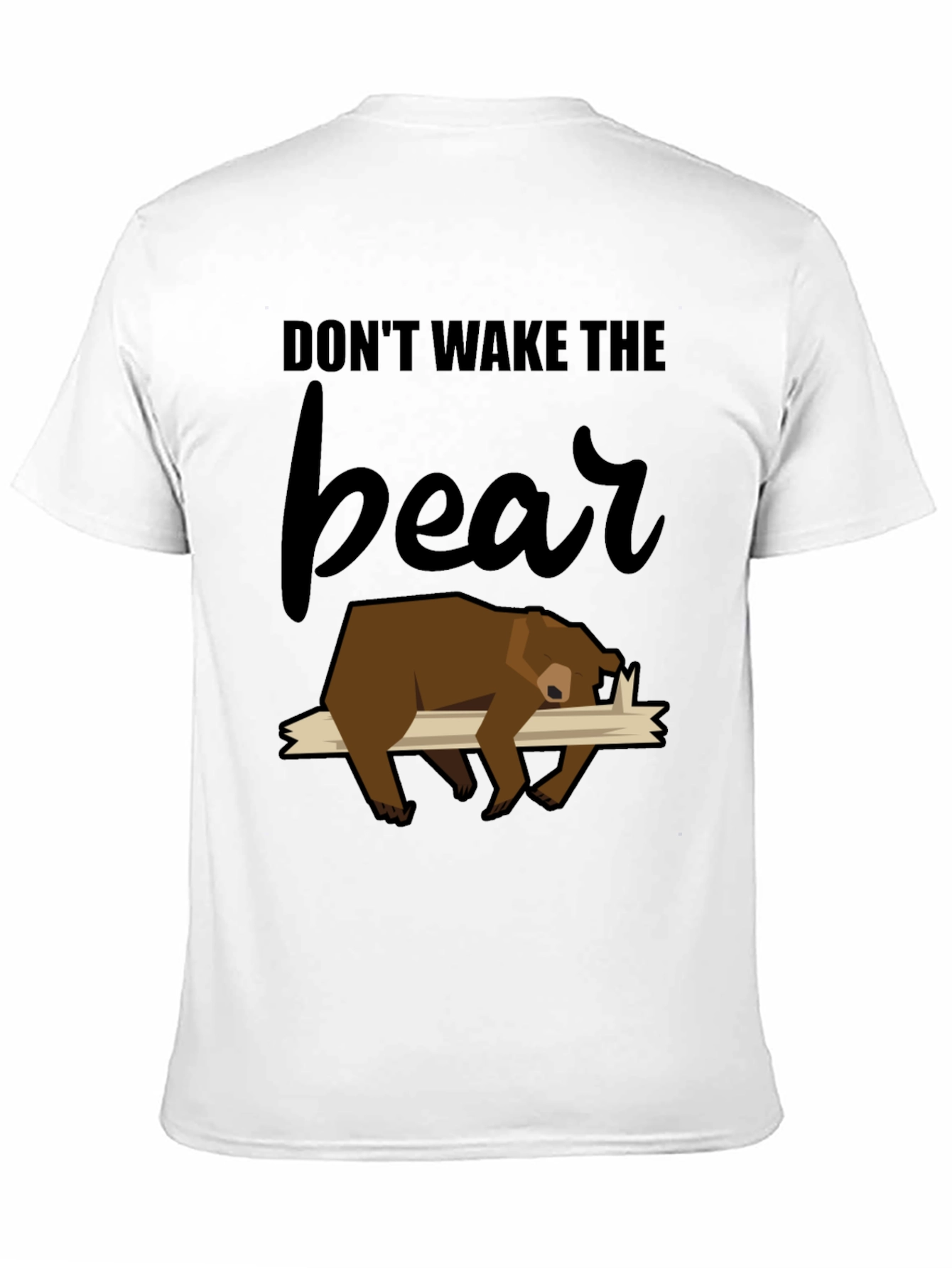 Black Don't Wake the Bear T-Shirt view 11