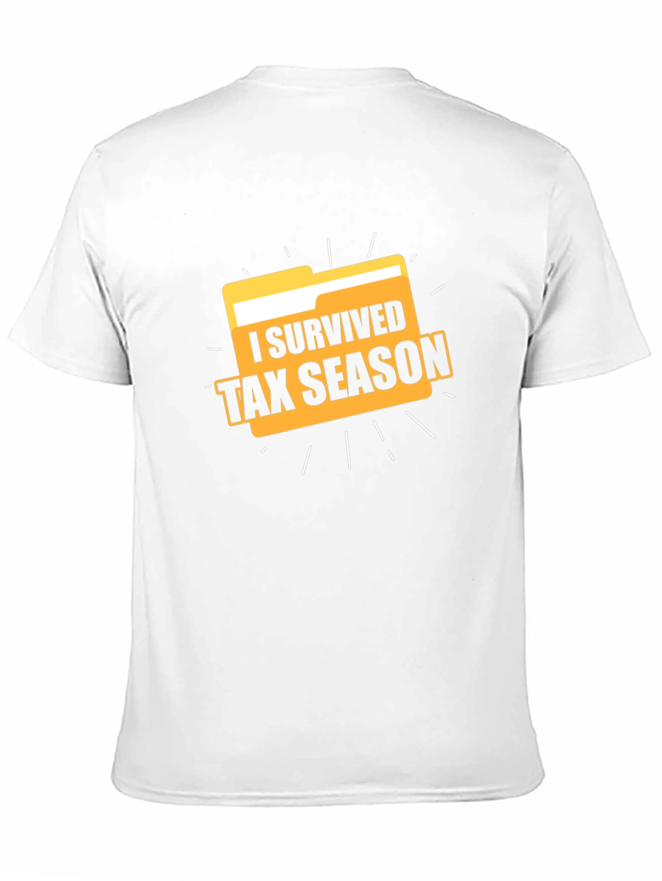 Black I Survived Tax Season Graphic T-Shirt view 11