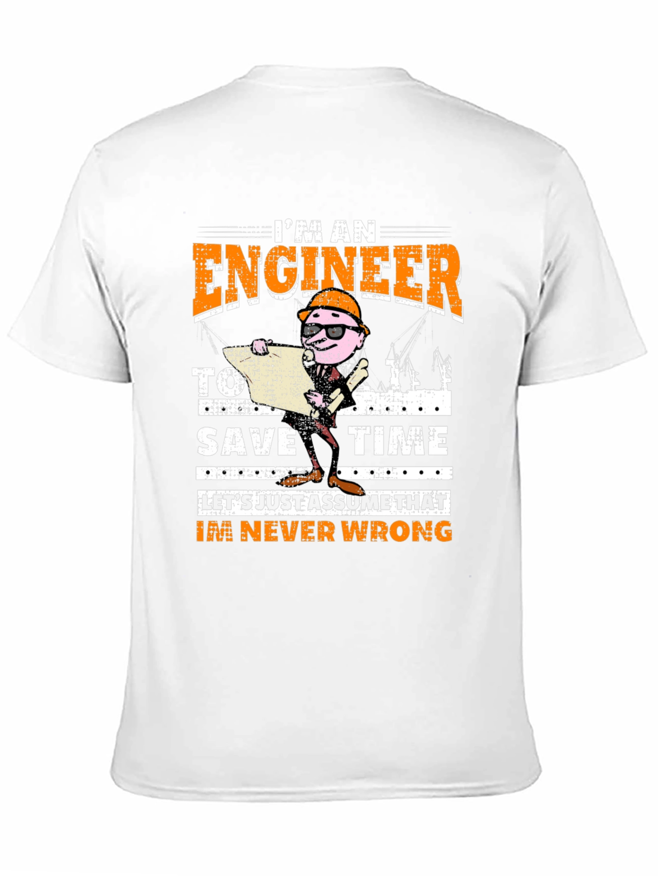 Black Engineer Never Wrong Graphic T-Shirt view 11