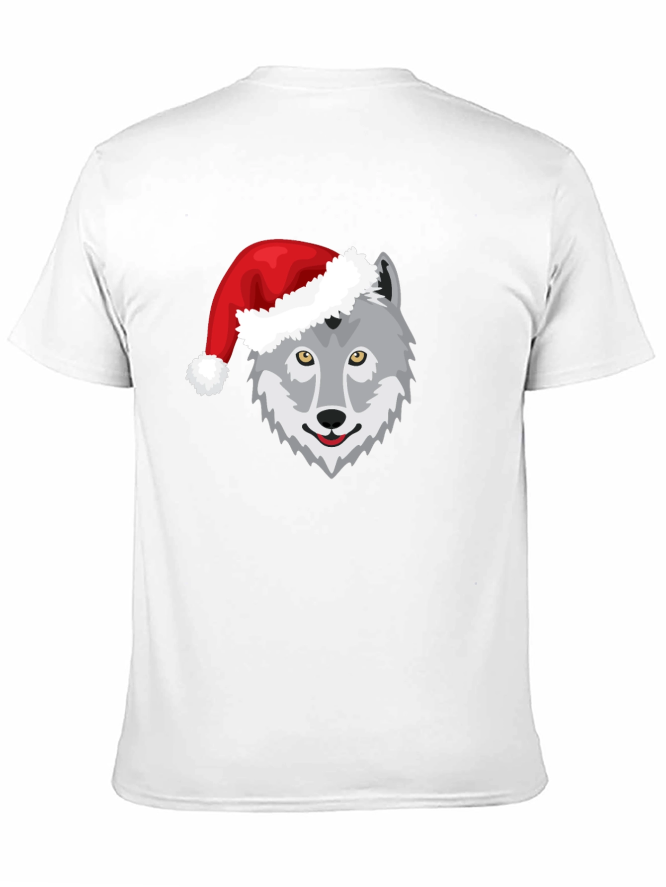 Black Wolf Christmas T-Shirt view 11
