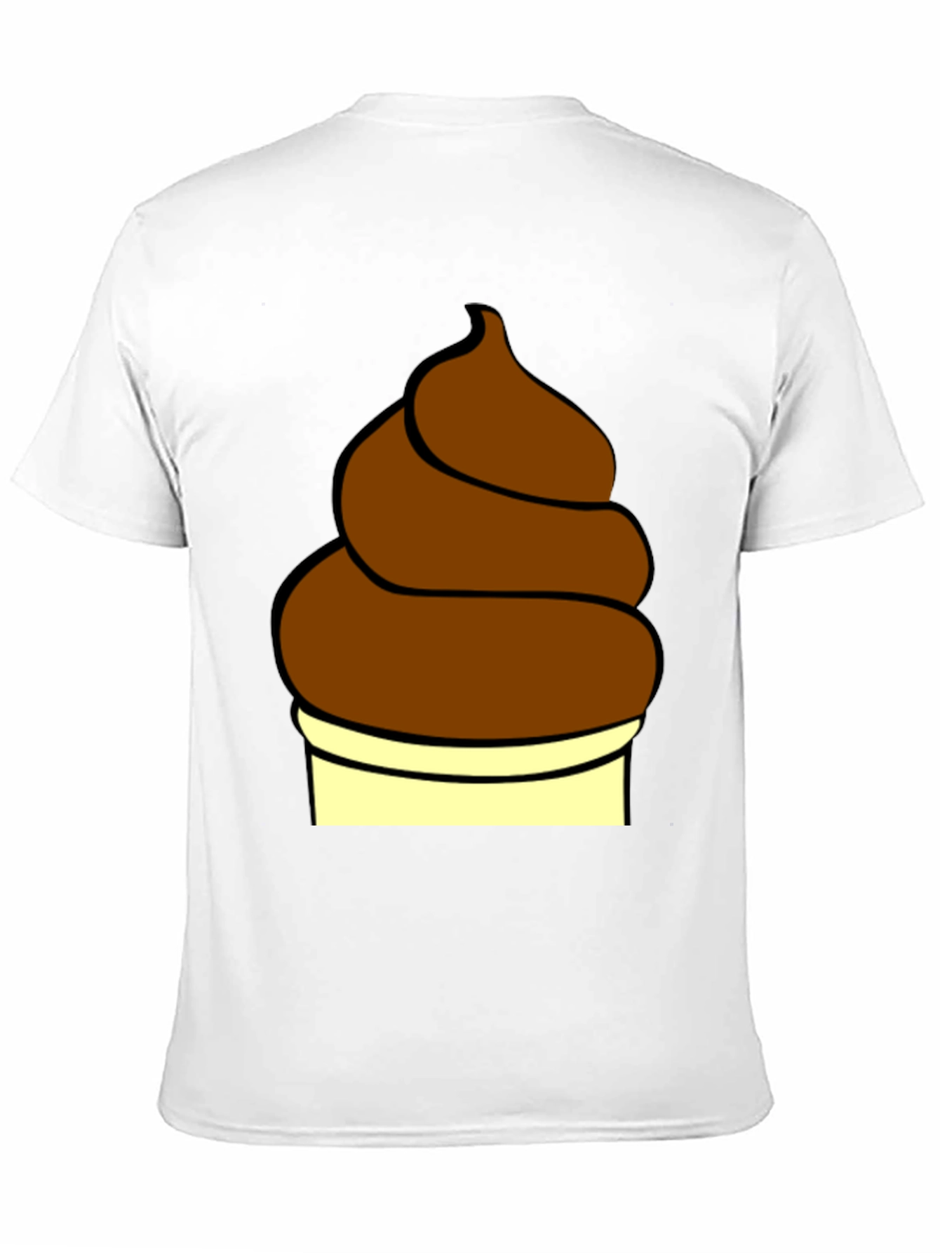 Black Novelty Poop Emoji T-Shirt - Funny Graphic Tee view 11