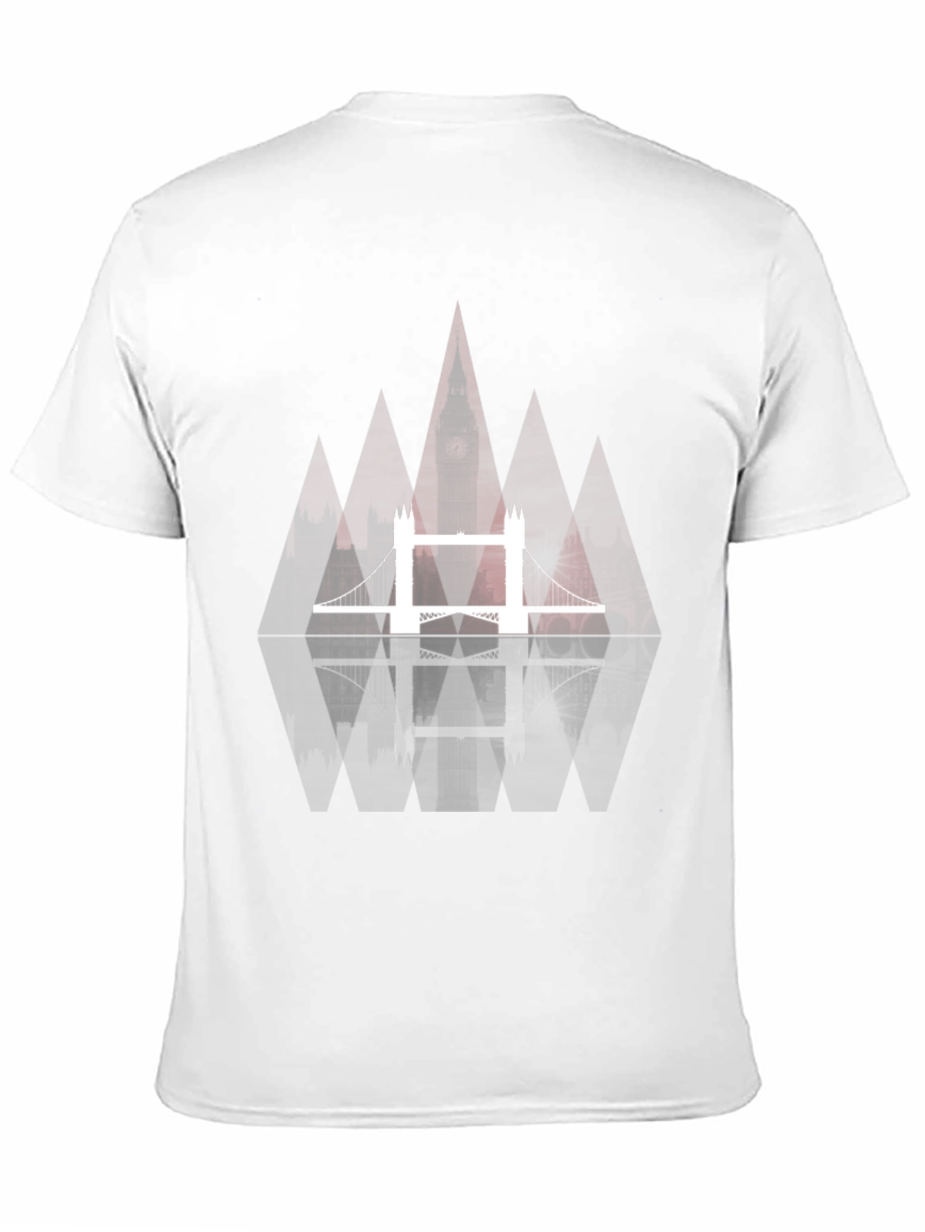 Black London Bridge Graphic Tee - Modern Design view 11