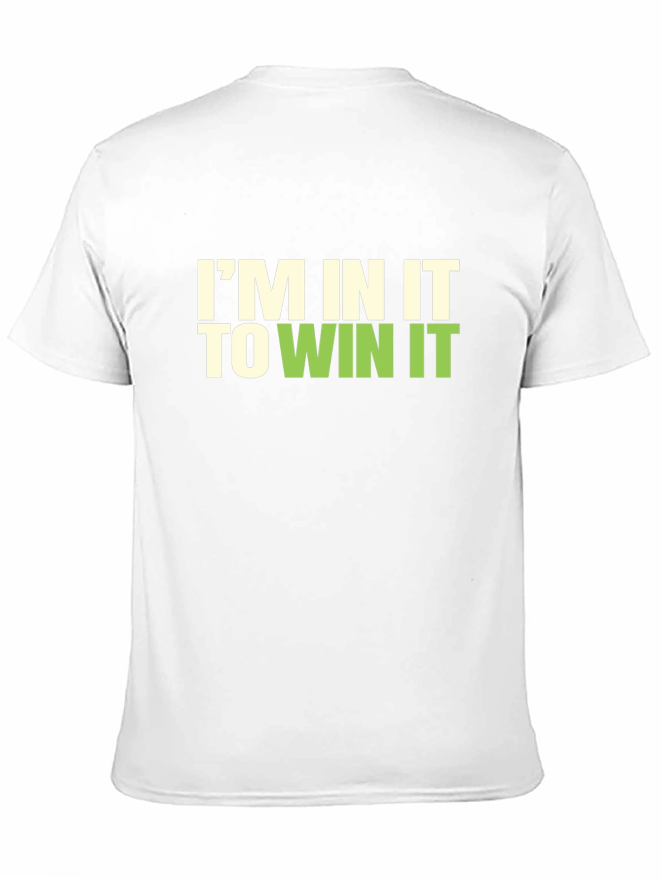 Black I'm In It To Win It Graphic T-Shirt view 11