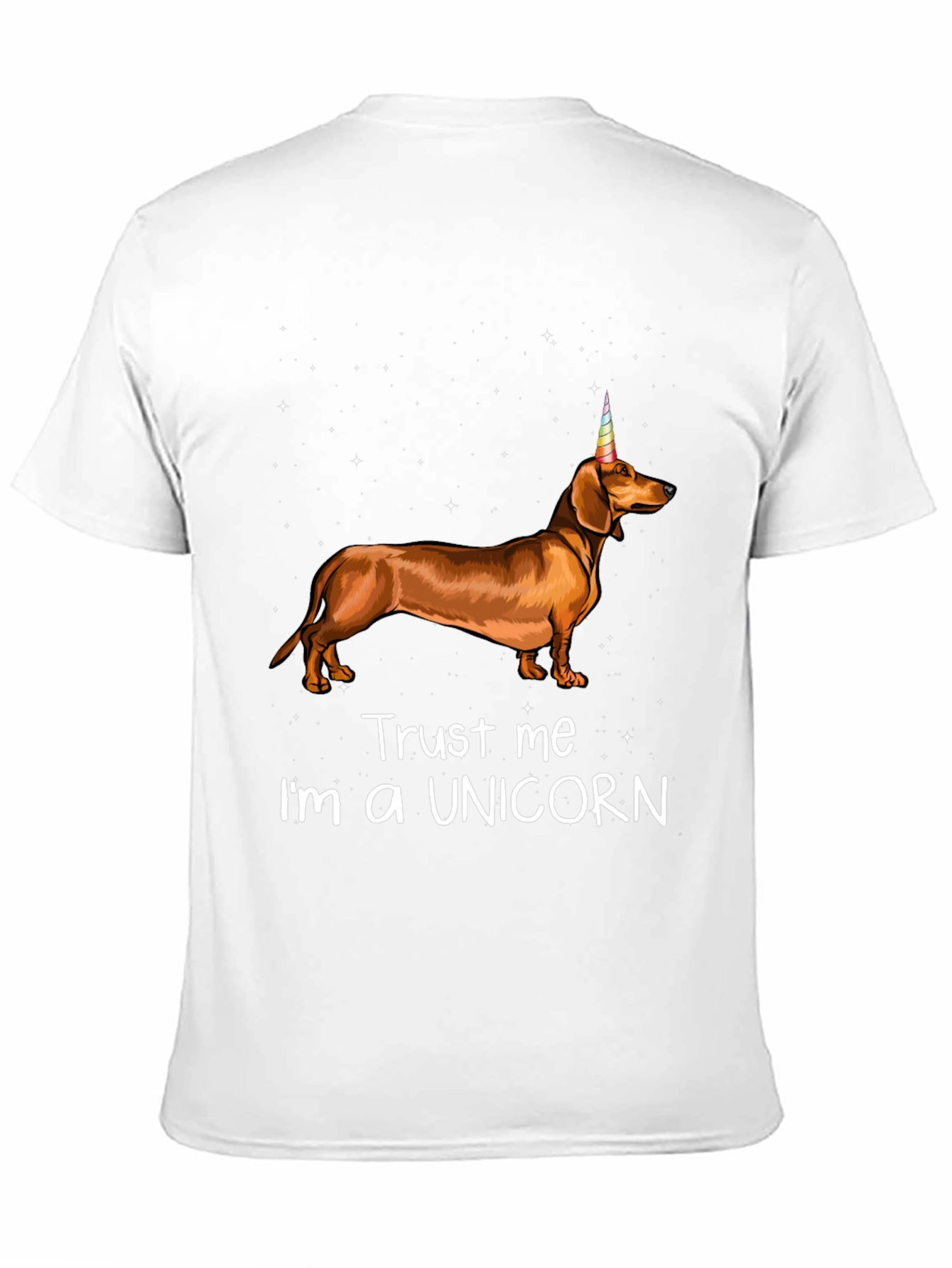 Black Dachshund Unicorn T-Shirt - Trust Me I'm a Unicorn view 11