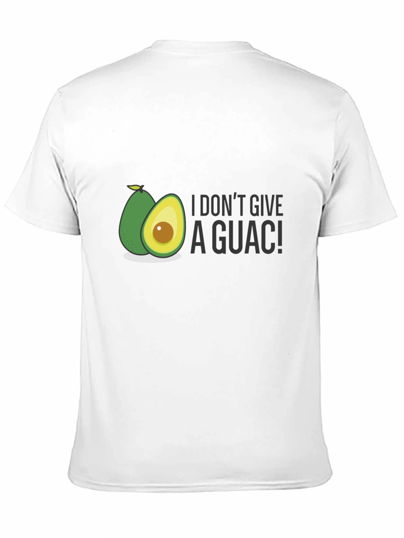 Black I Don't Give A Guac! T-Shirt view 11