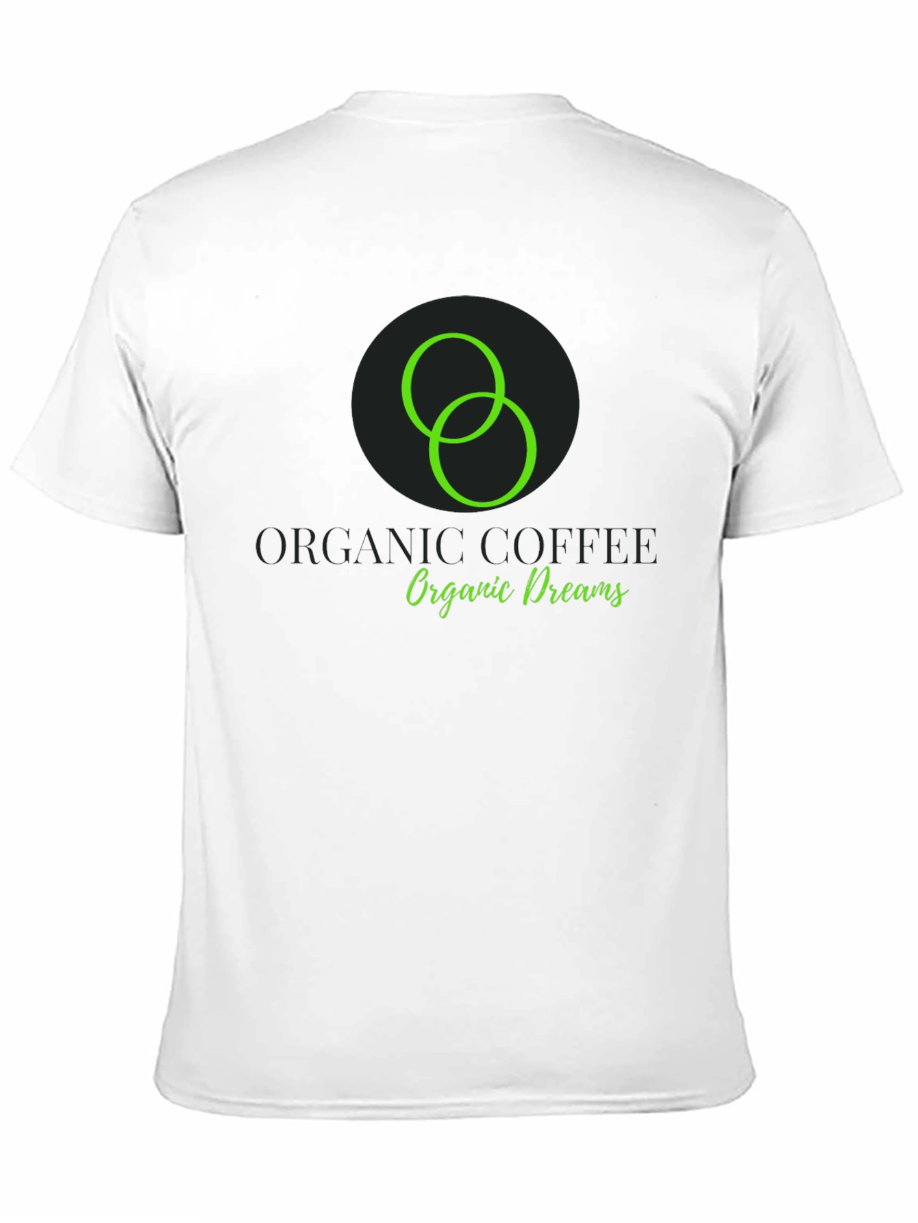Black Organic Coffee Dreams Black T-Shirt view 11