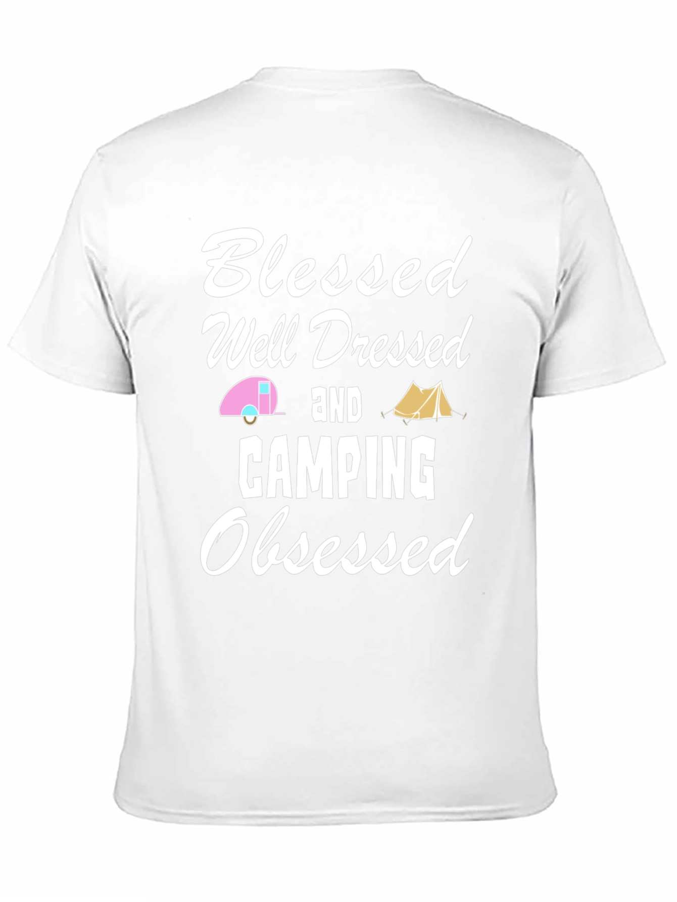 Blessed Camping Obsessed Graphic T-Shirt - 11