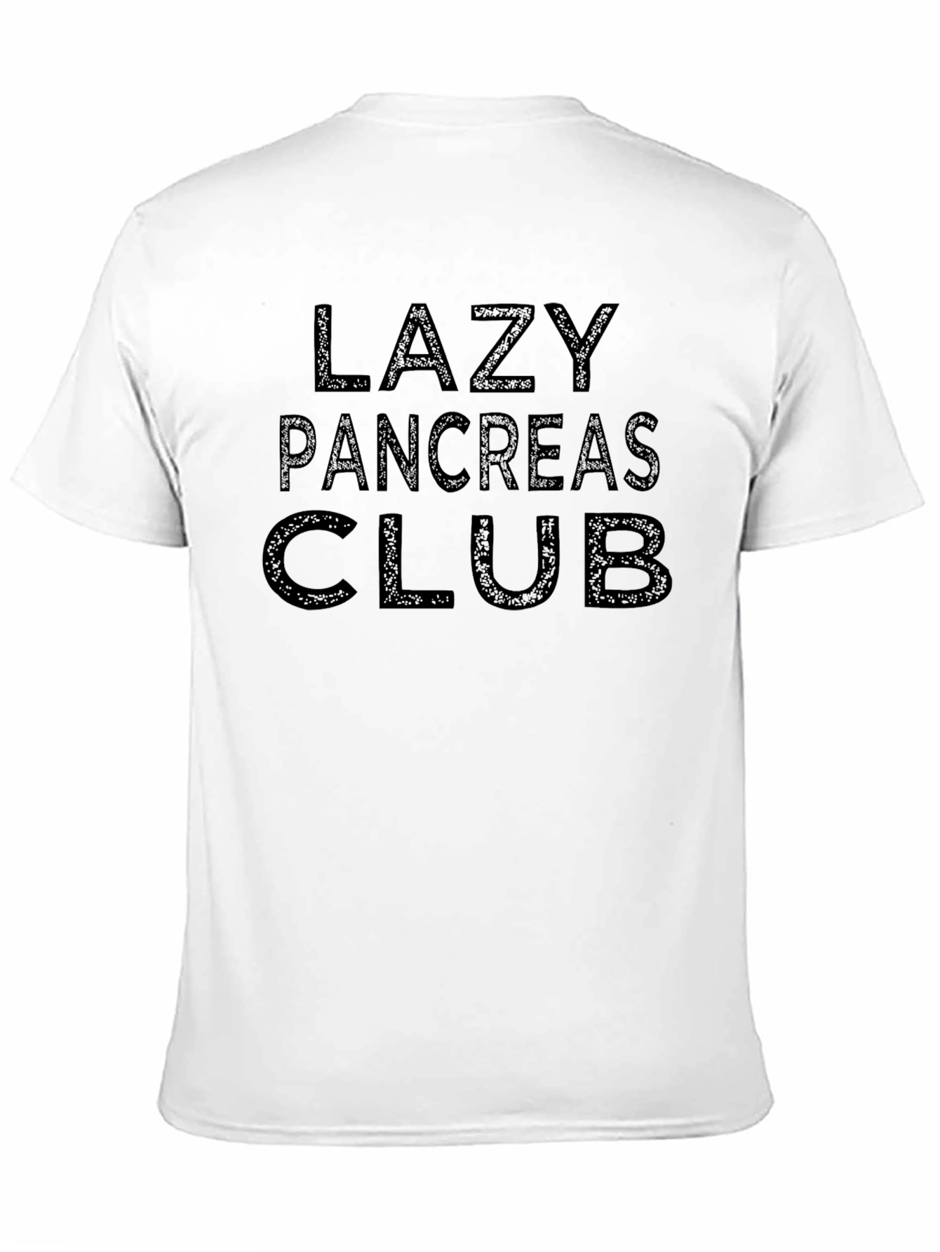 Black Lazy Pancreas Club Black T-Shirt view 11