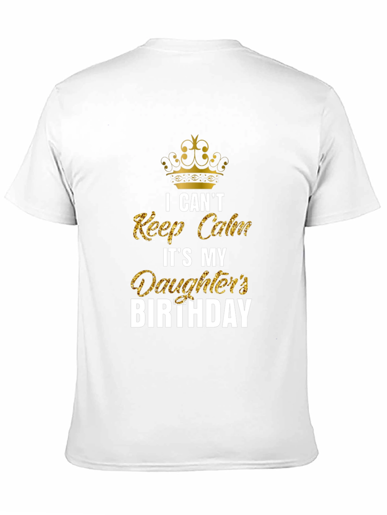 Black Daughter's Birthday Shirt - I Can't Keep Calm Tee view 11