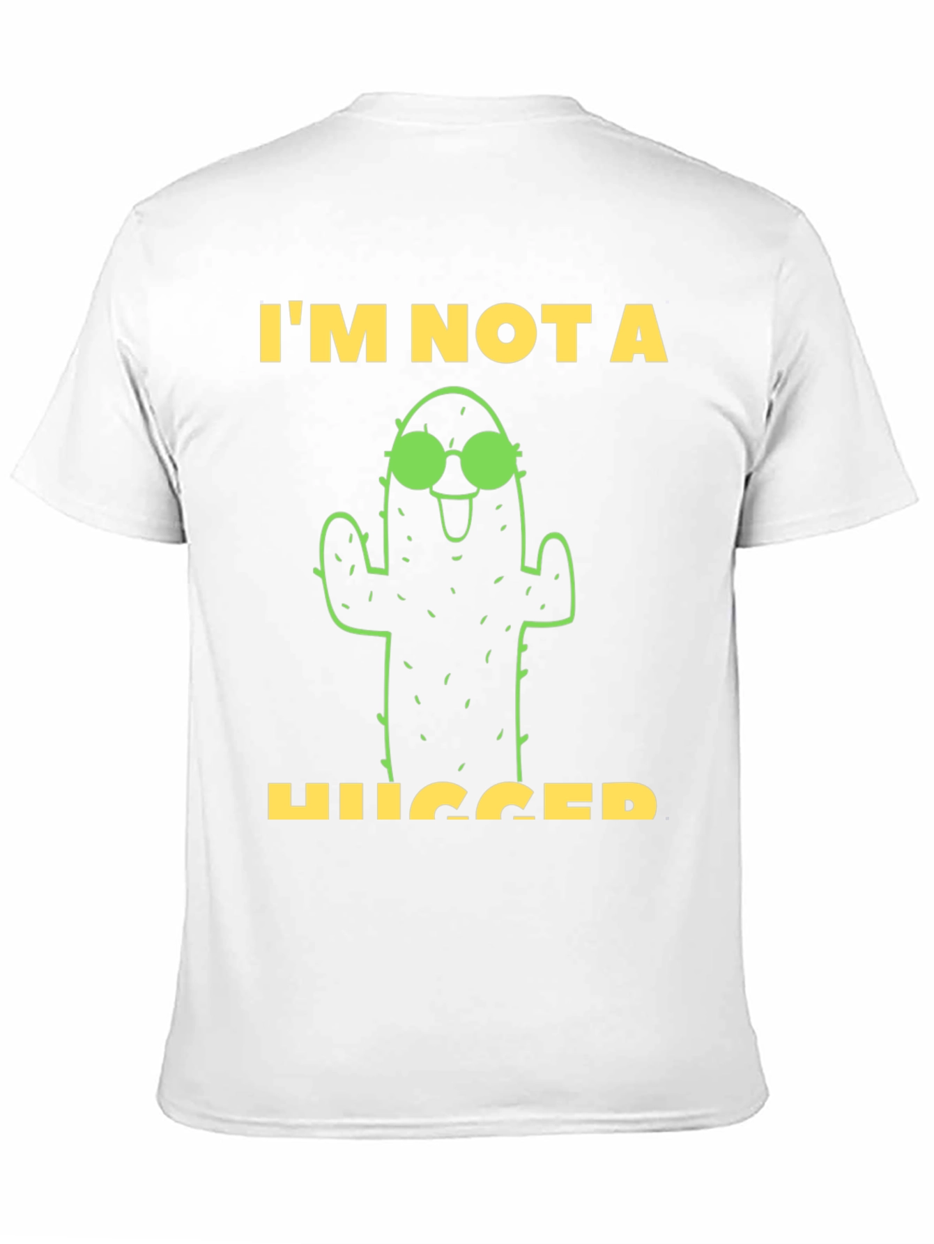 Black I'm Not A Hugger Cactus Graphic Tee view 11