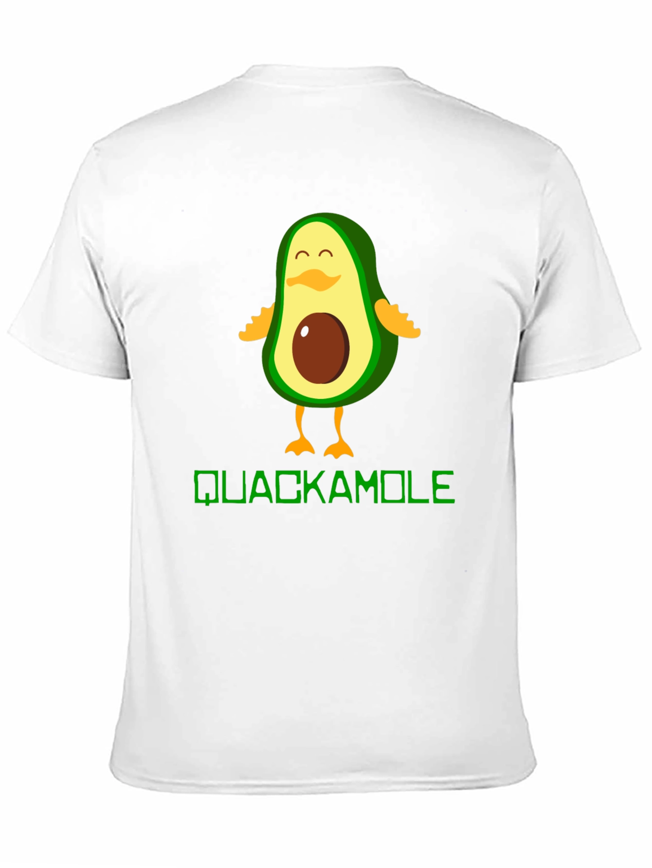 Black Quackamole Avocado Duck Graphic Tee view 11