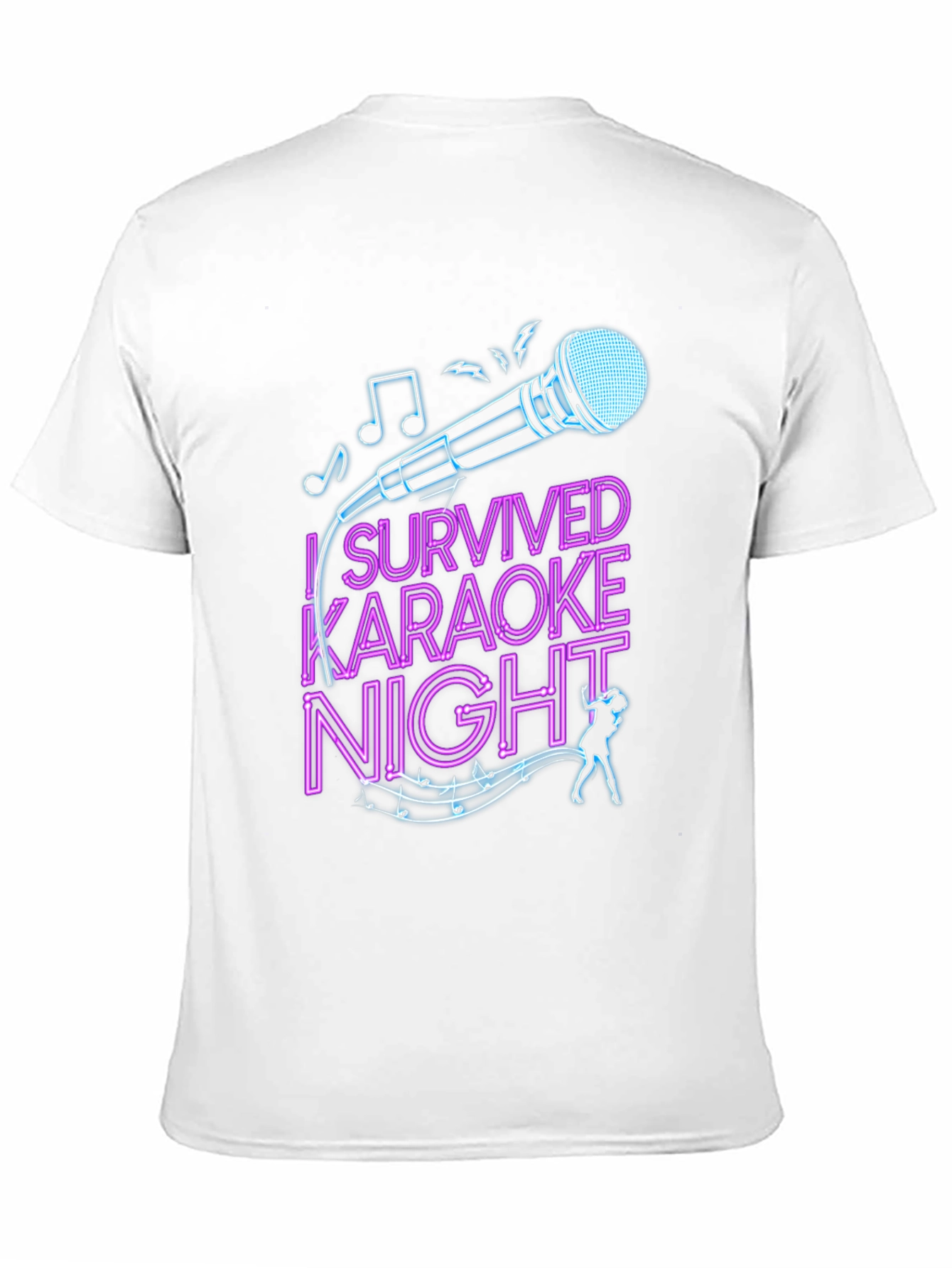 Black I Survived Karaoke Night Graphic Tee view 11