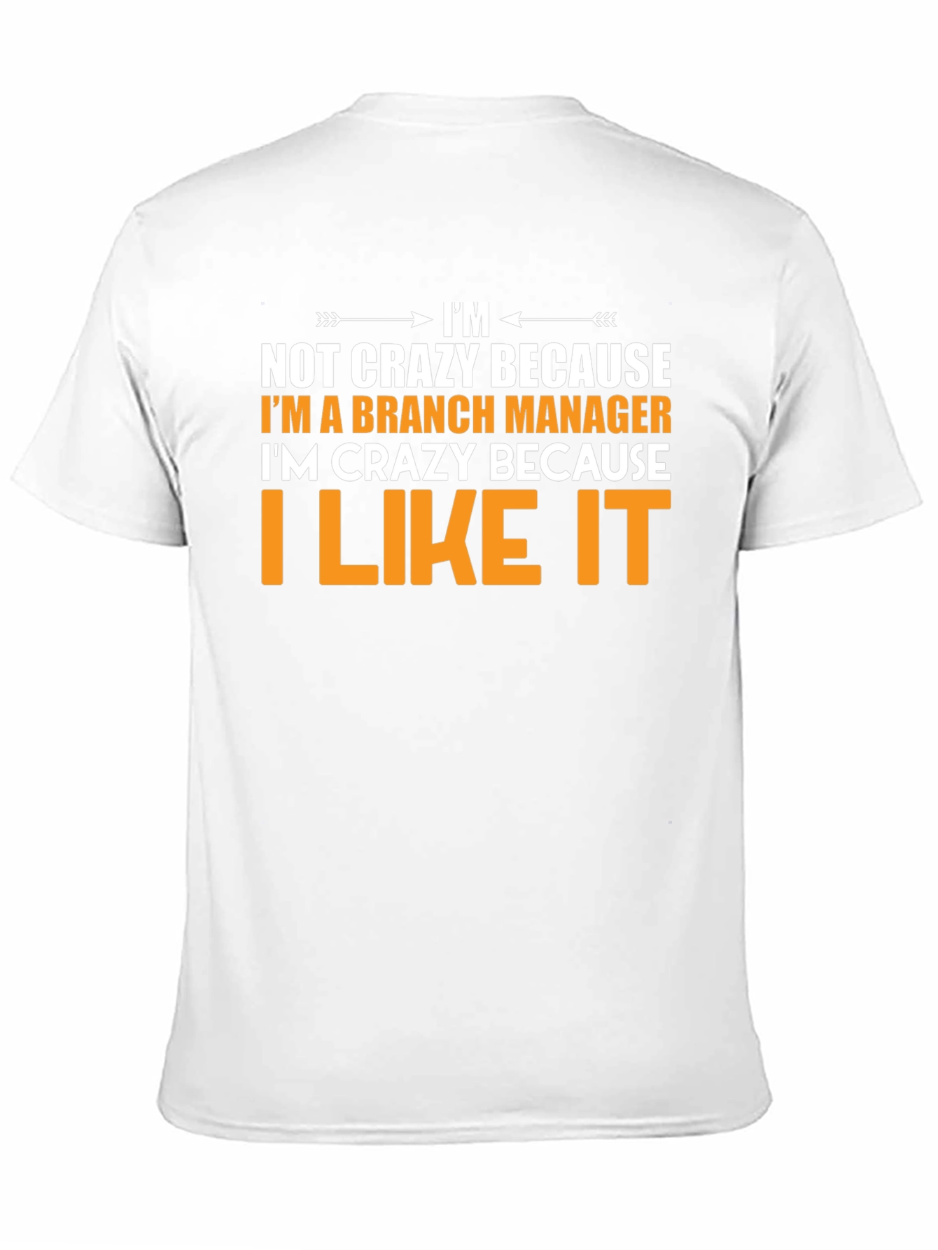 Black Branch Manager Funny Graphic T-Shirt view 11
