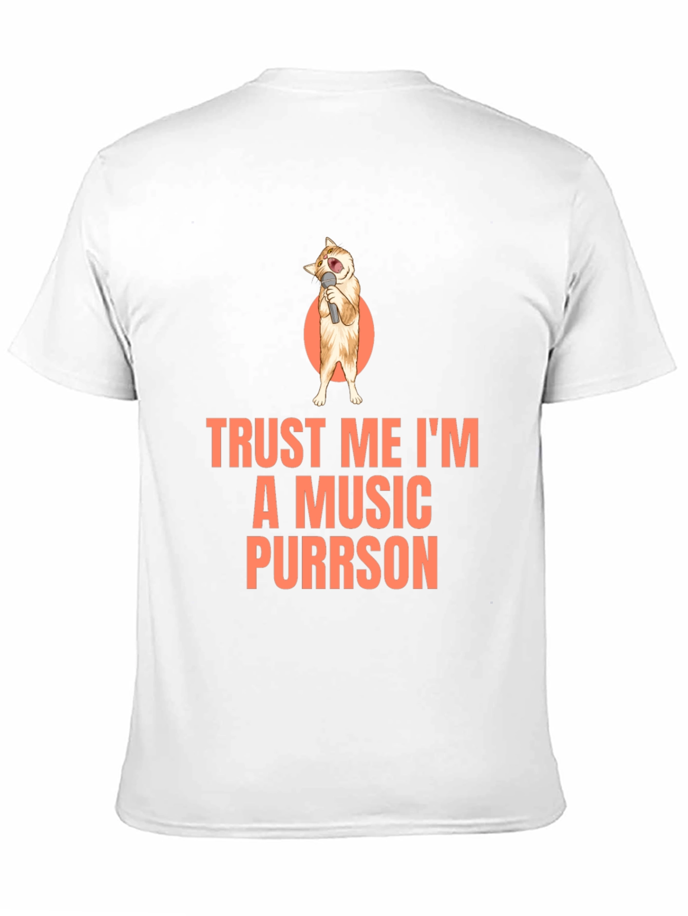Black Trust Me I'm A Music Purrson T-Shirt view 11