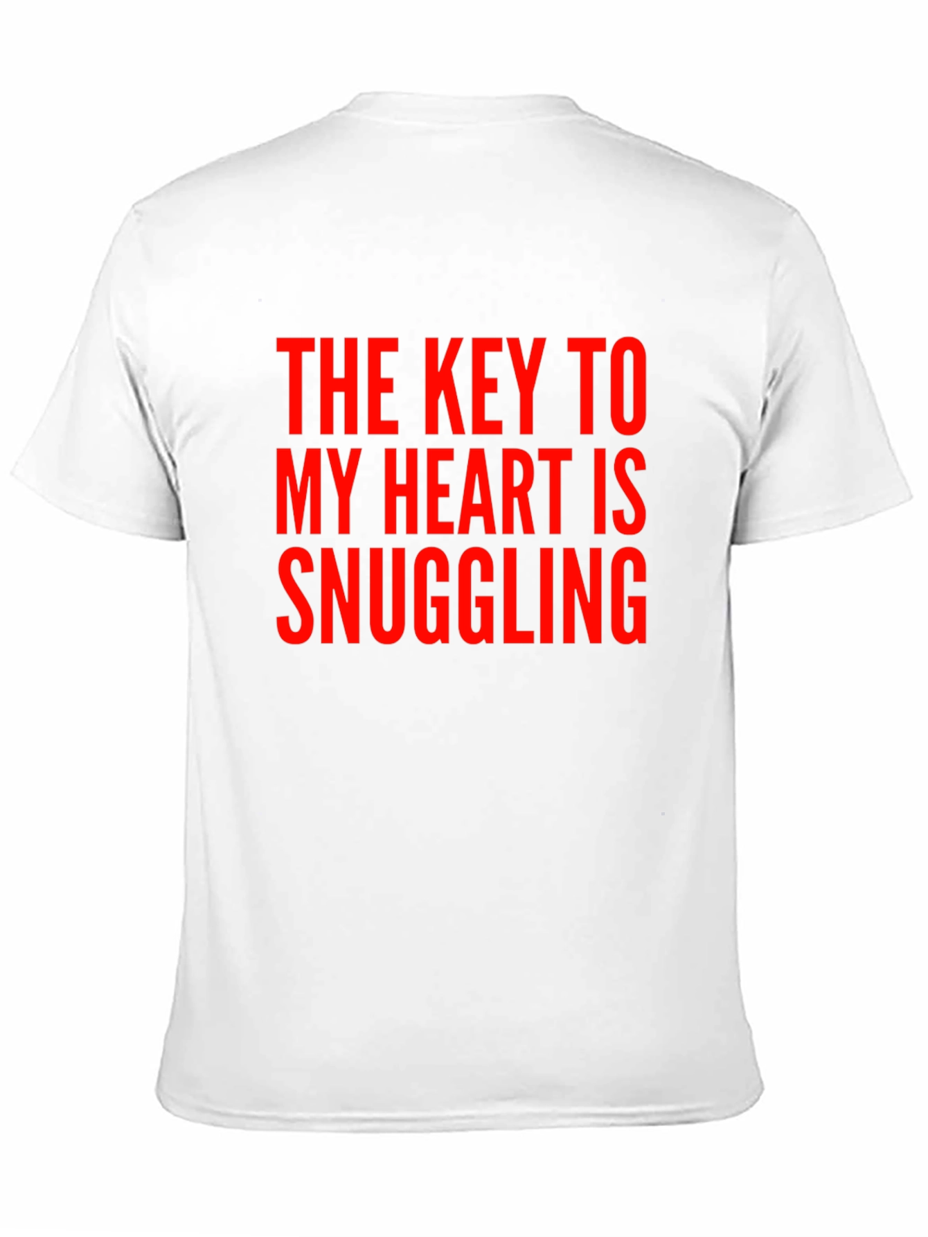 Black Snuggling Heart T-Shirt - Black view 11