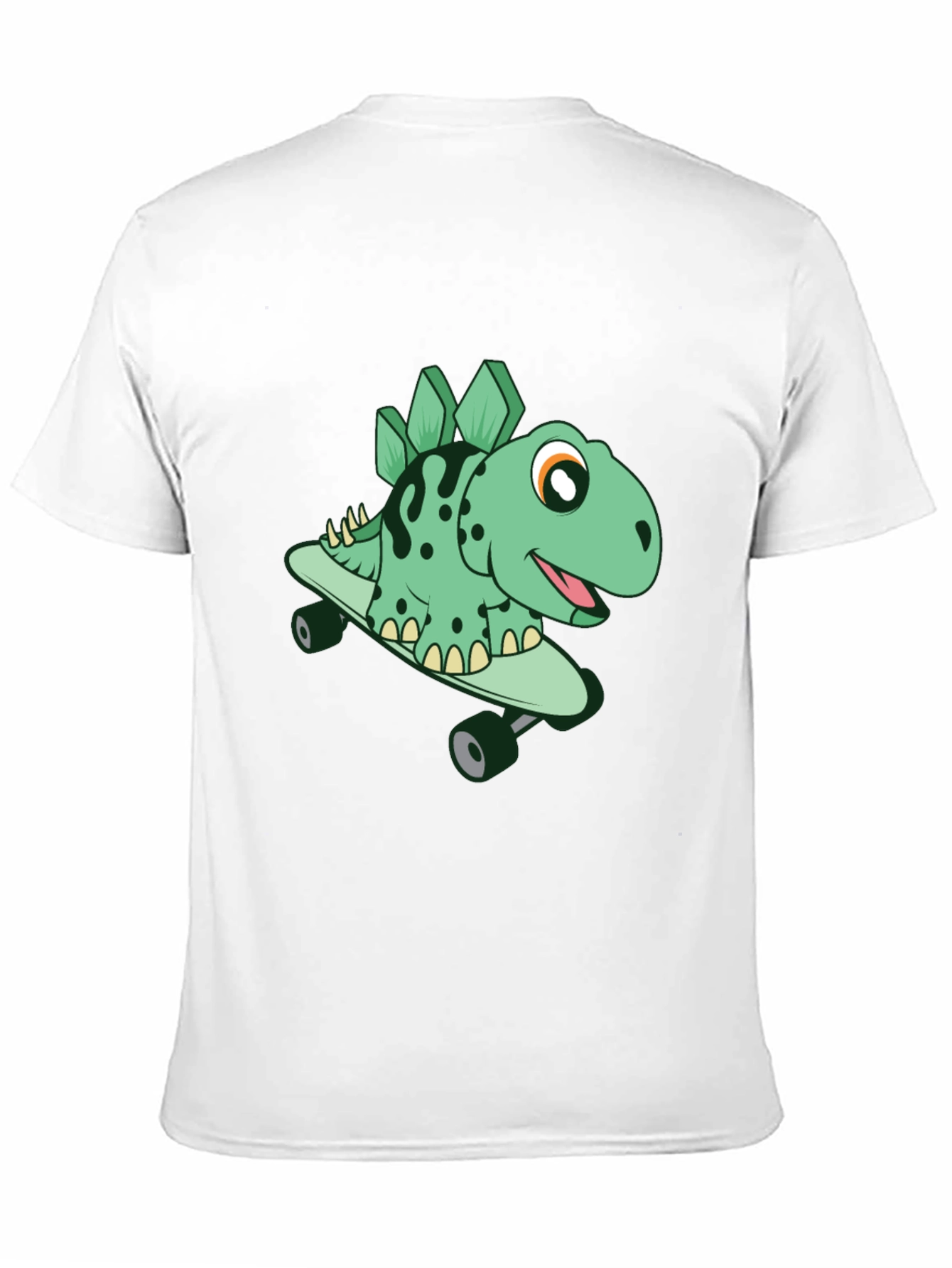 Black Skateboarding Dino T-Shirt view 11