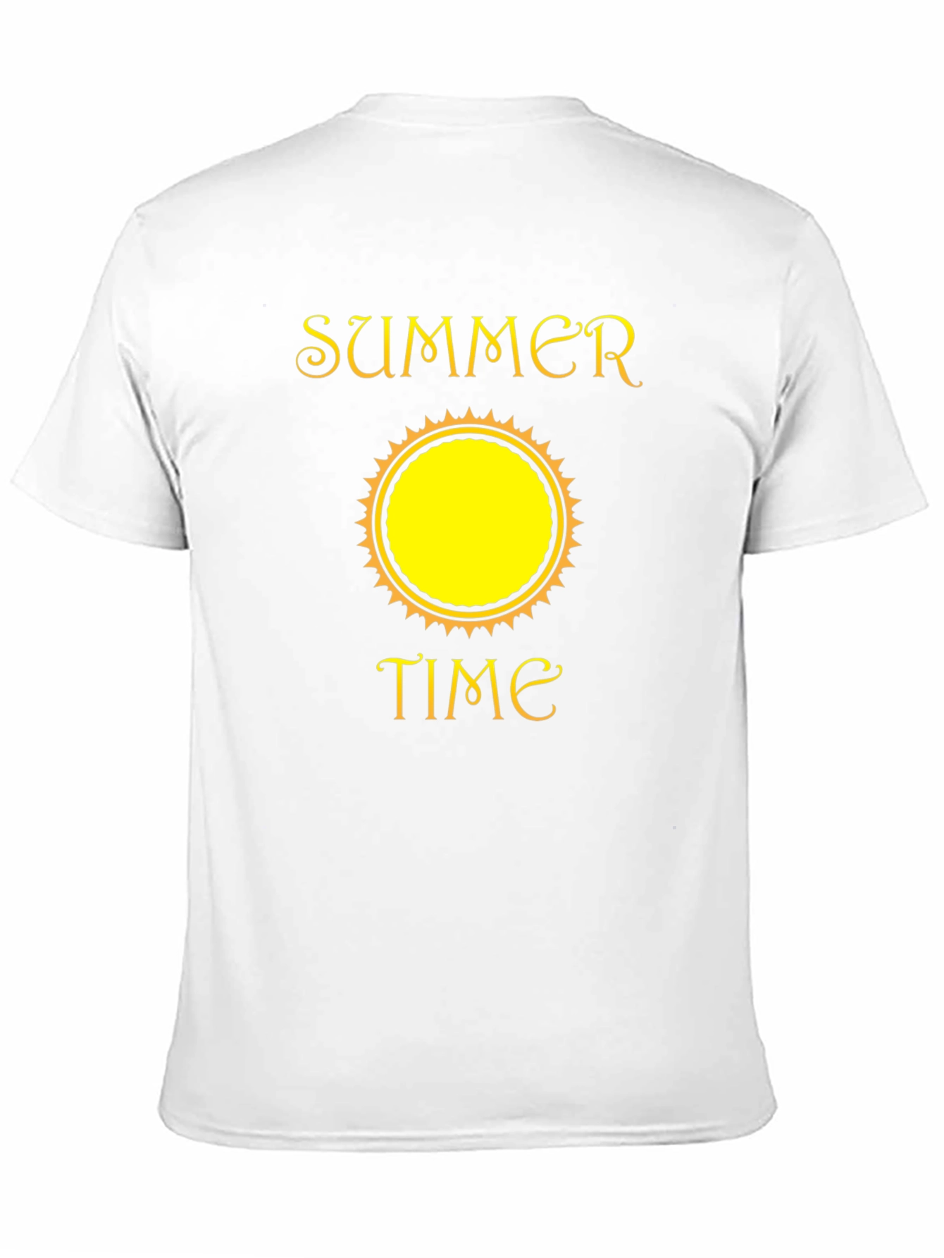 Black Summer Time Graphic Tee - Black Cotton T-Shirt view 11