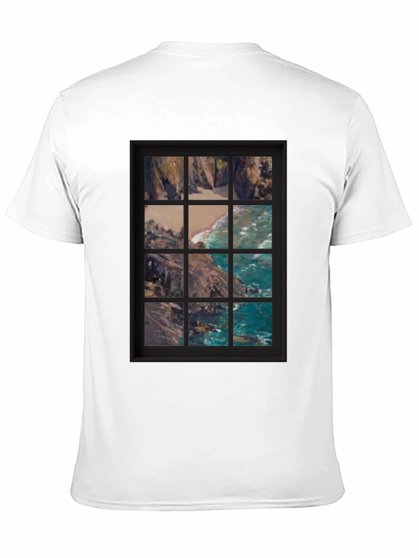Black Coastal View Graphic Tee view 11
