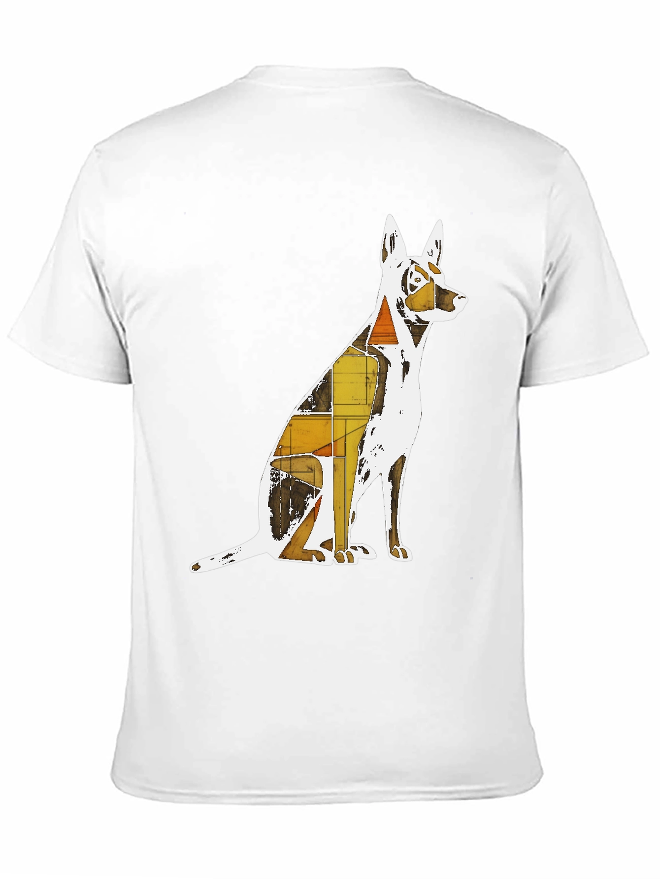 Black Abstract Dog Graphic T-Shirt - Stylish Unisex Tee view 11