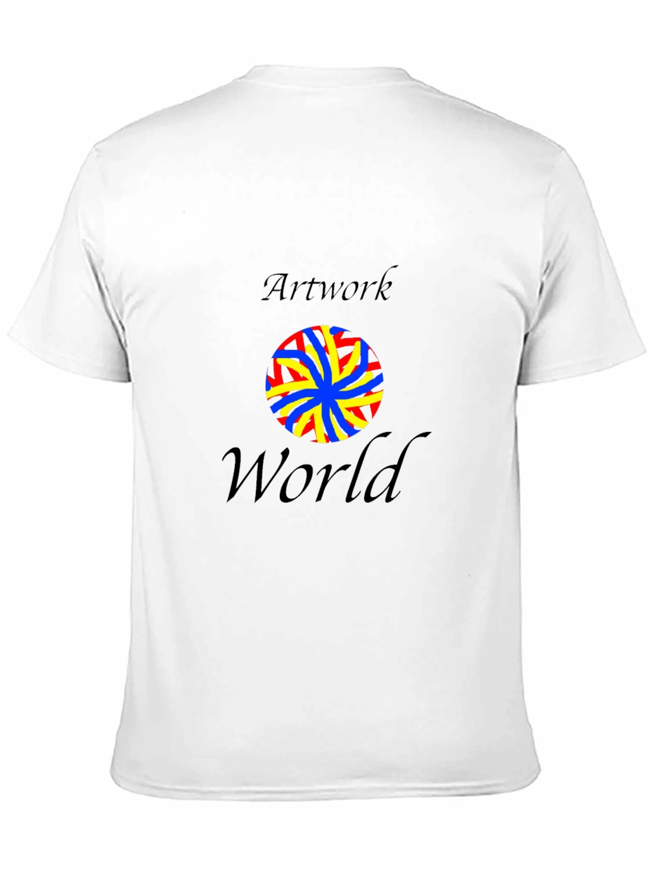 Black Artwork World Graphic Tee - Black view 11