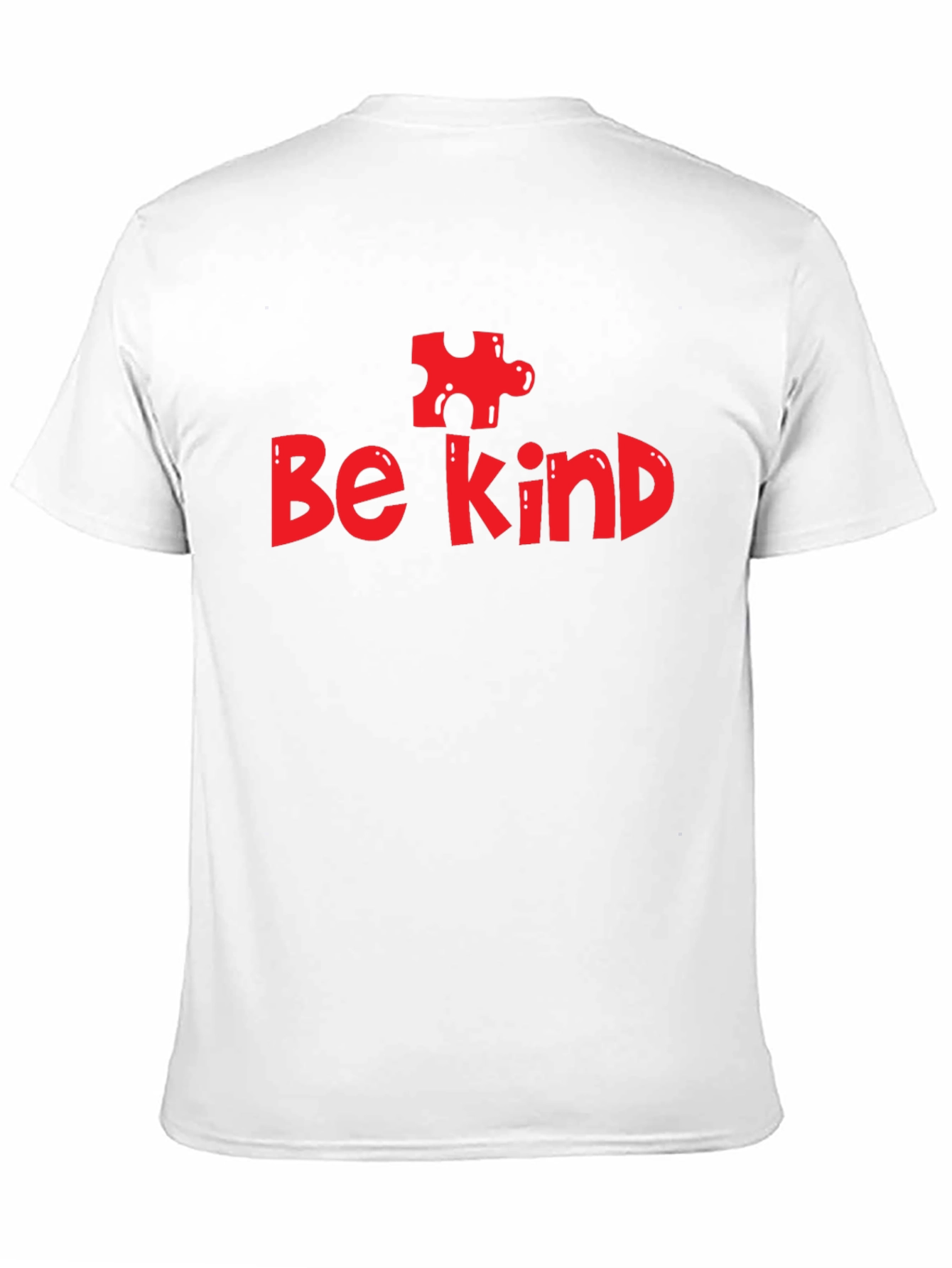 Black Be Kind Autism Awareness T-Shirt - Black view 11