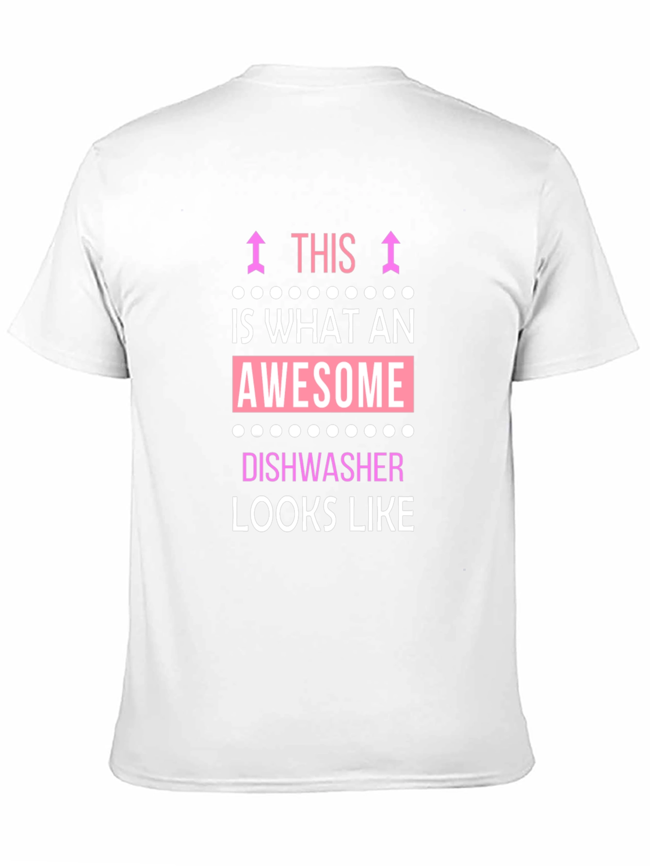 Black Awesome Dishwasher T-Shirt - Black view 11
